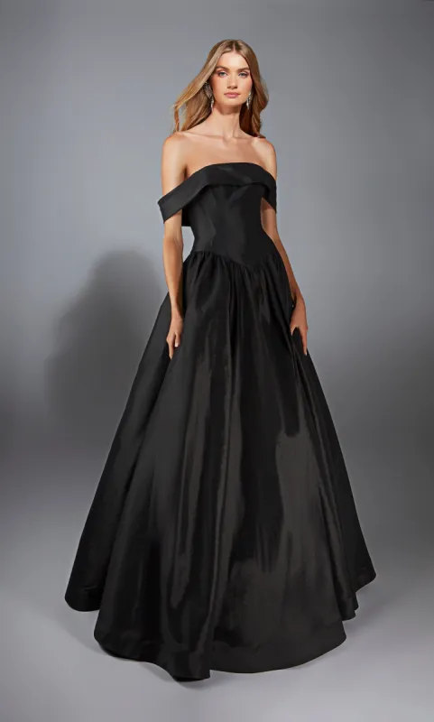 ALYCE Paris 1889 The Secret Dress - Long Off The Shoulder Pockets Ballgown Dress sold by Alyce Paris