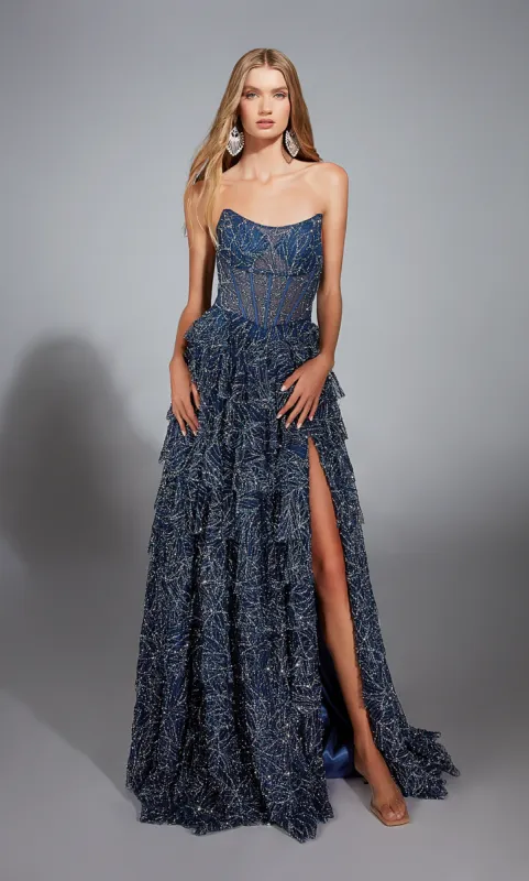 ALYCE Paris 1881 The Secret Dress - Long Scoop Waterfall A Line Dress sold by Alyce Paris