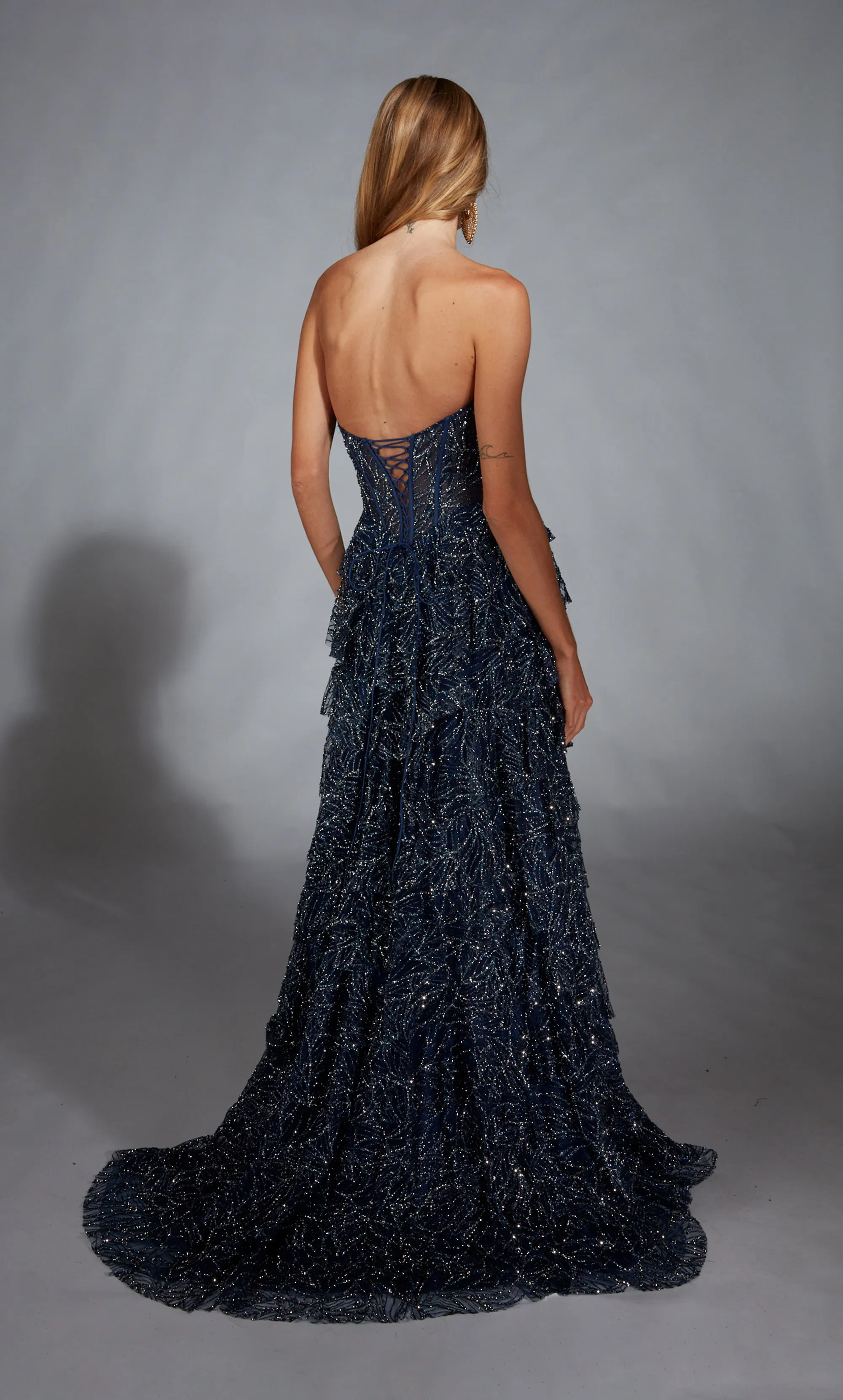 ALYCE Paris 1881 The Secret Dress - Long Scoop Waterfall A Line Dress sold by Alyce Paris product image thumbnail 3