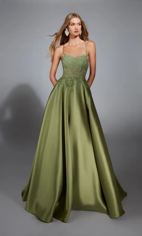 ALYCE Paris 1865 The Secret Dress - Long Square Elegant A Line Dress sold by Alyce Paris