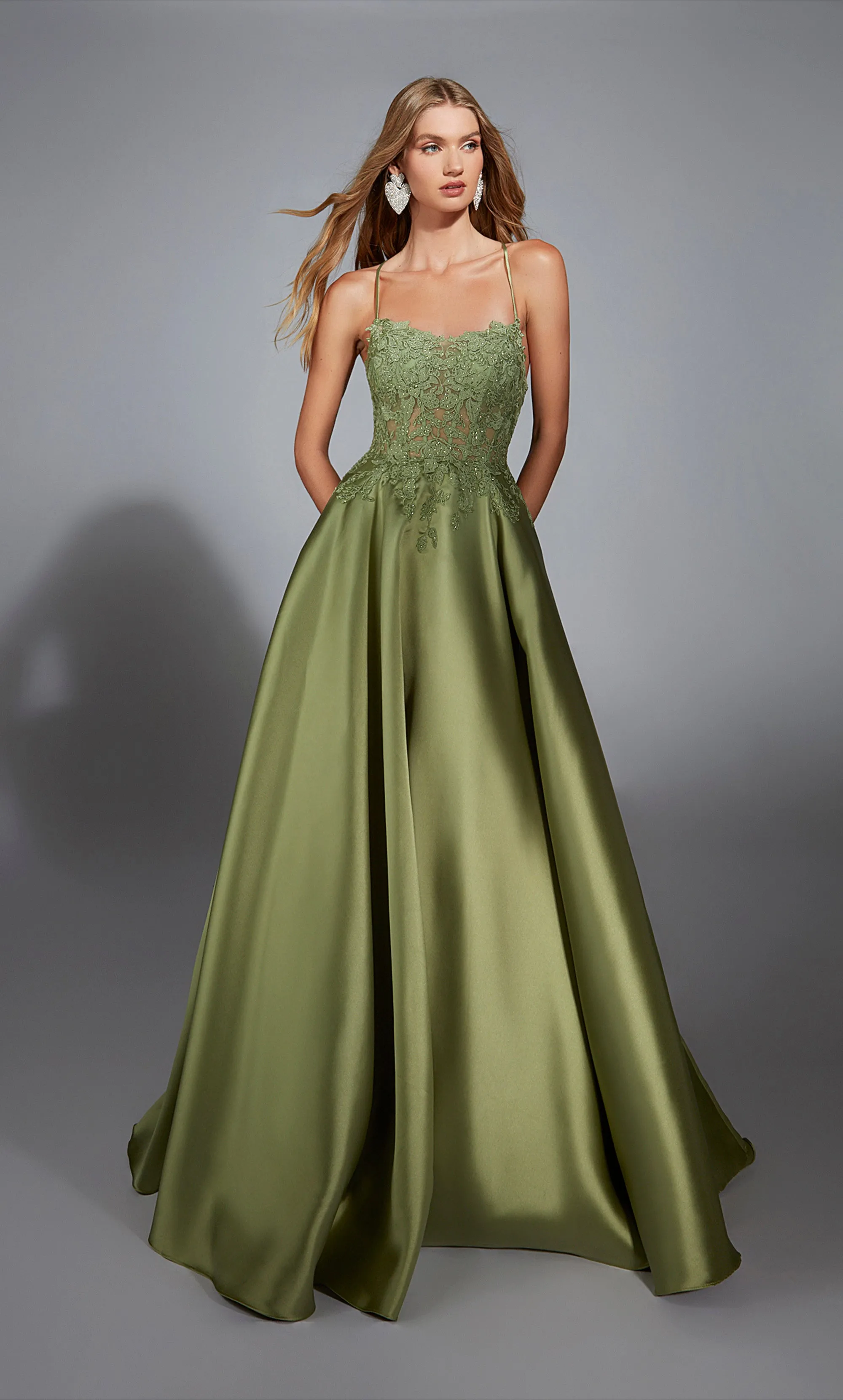 ALYCE Paris 1865 The Secret Dress - Long Square Elegant A Line Dress sold by Alyce Paris