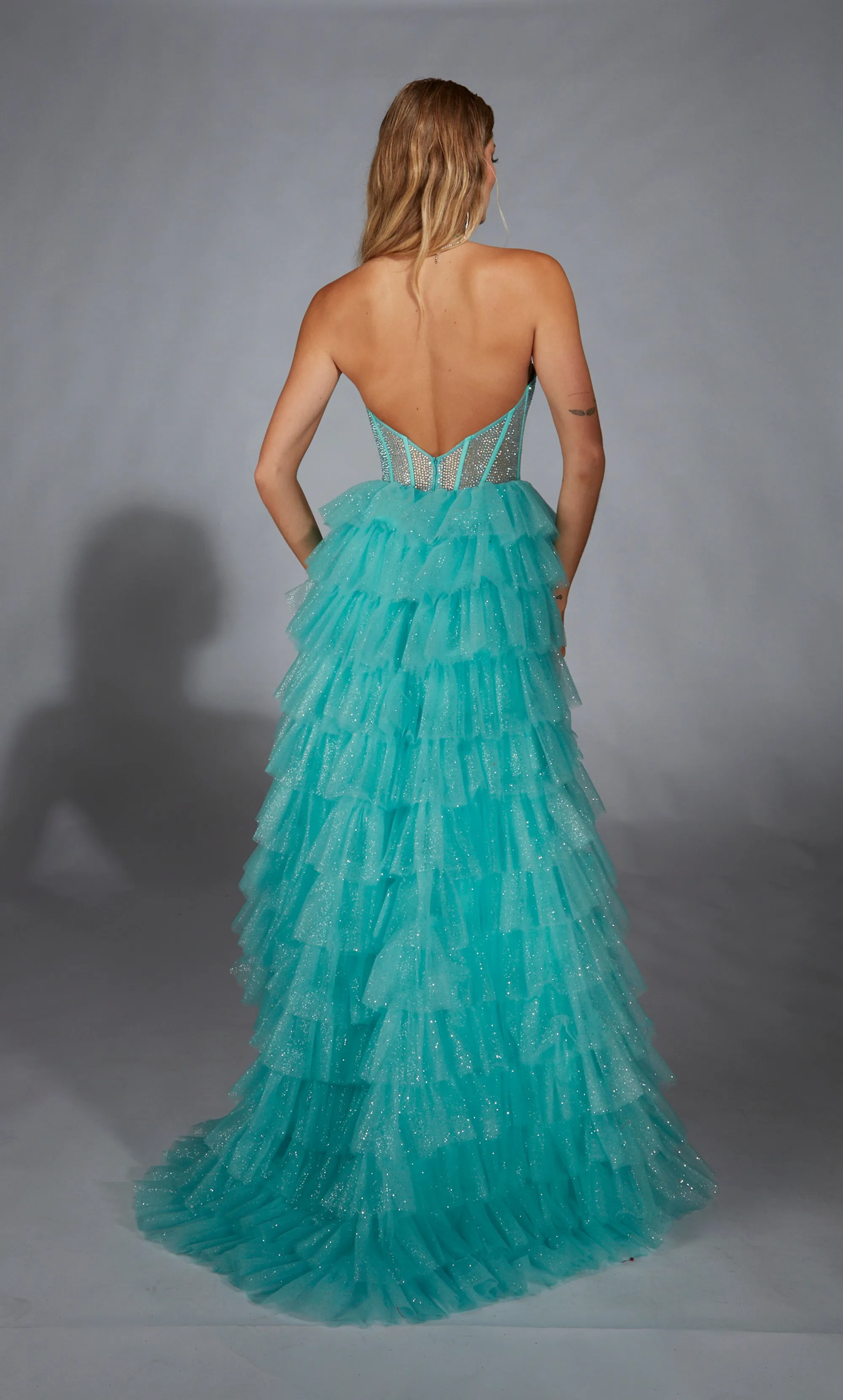 ALYCE Paris 1862 The Secret Dress - Long Plunging Waterfall A Line Dress sold by Alyce Paris product image thumbnail 2