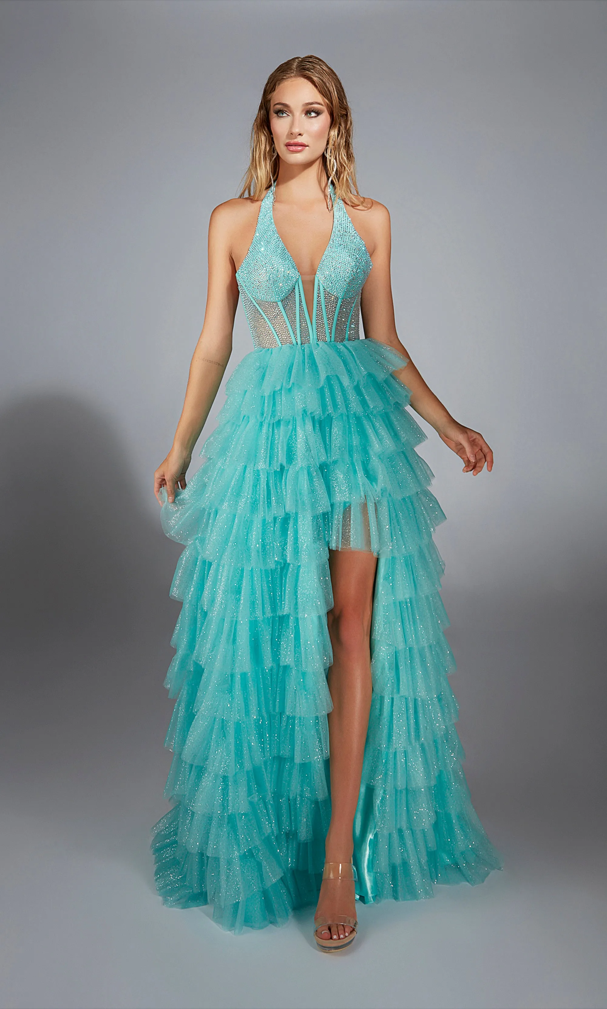 ALYCE Paris 1862 The Secret Dress - Long Plunging Waterfall A Line Dress sold by Alyce Paris product image thumbnail 3