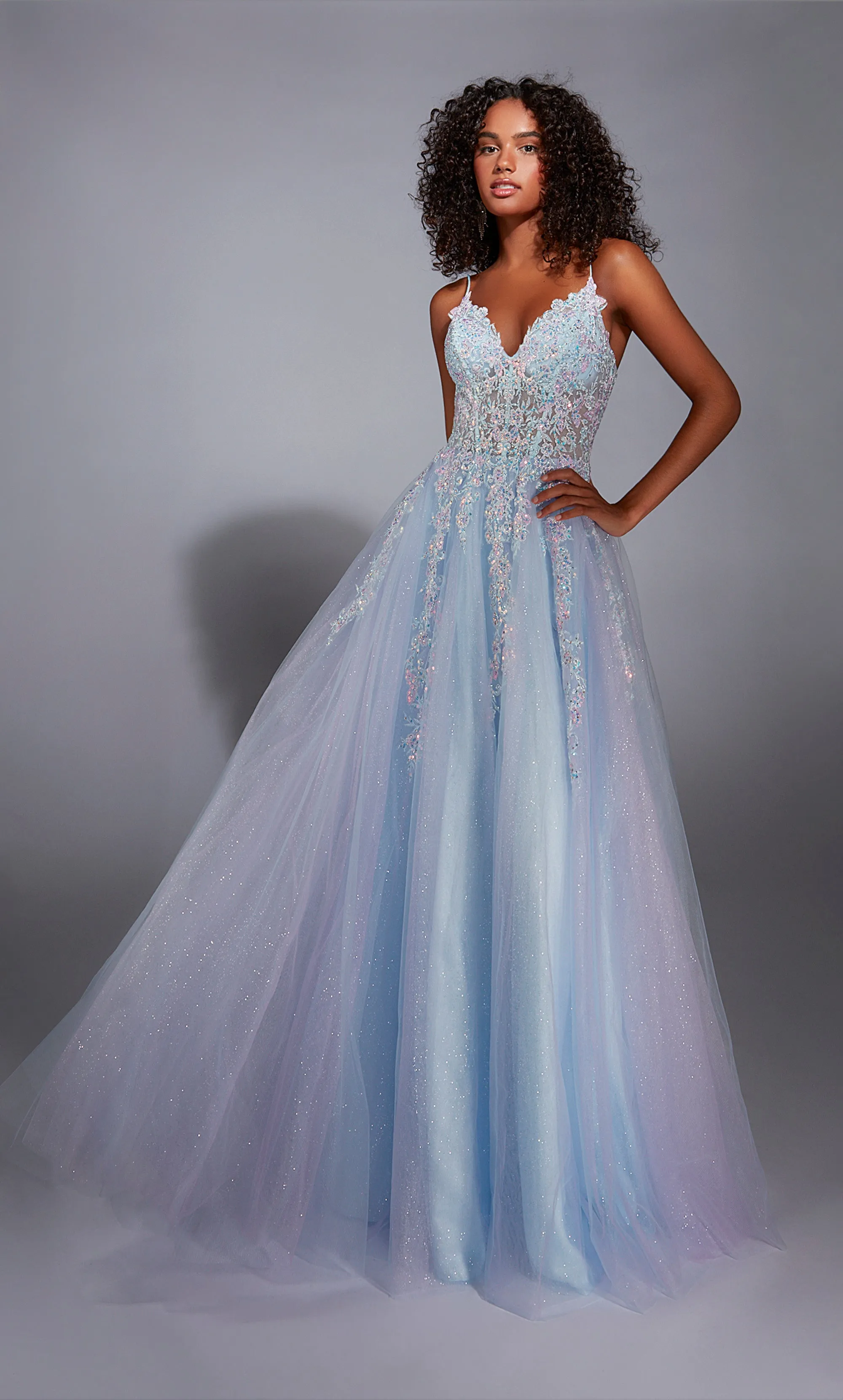 ALYCE Paris 1857 The Secret Dress - Long Sweetheart Embellished A Line Dress sold by Alyce Paris product image thumbnail 3