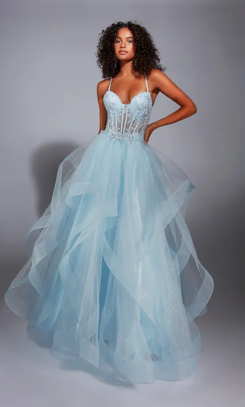 ALYCE Paris 1856 The Secret Dress - Long Sweetheart Shimmery/sparkly Ballgown Dress sold by Alyce Paris