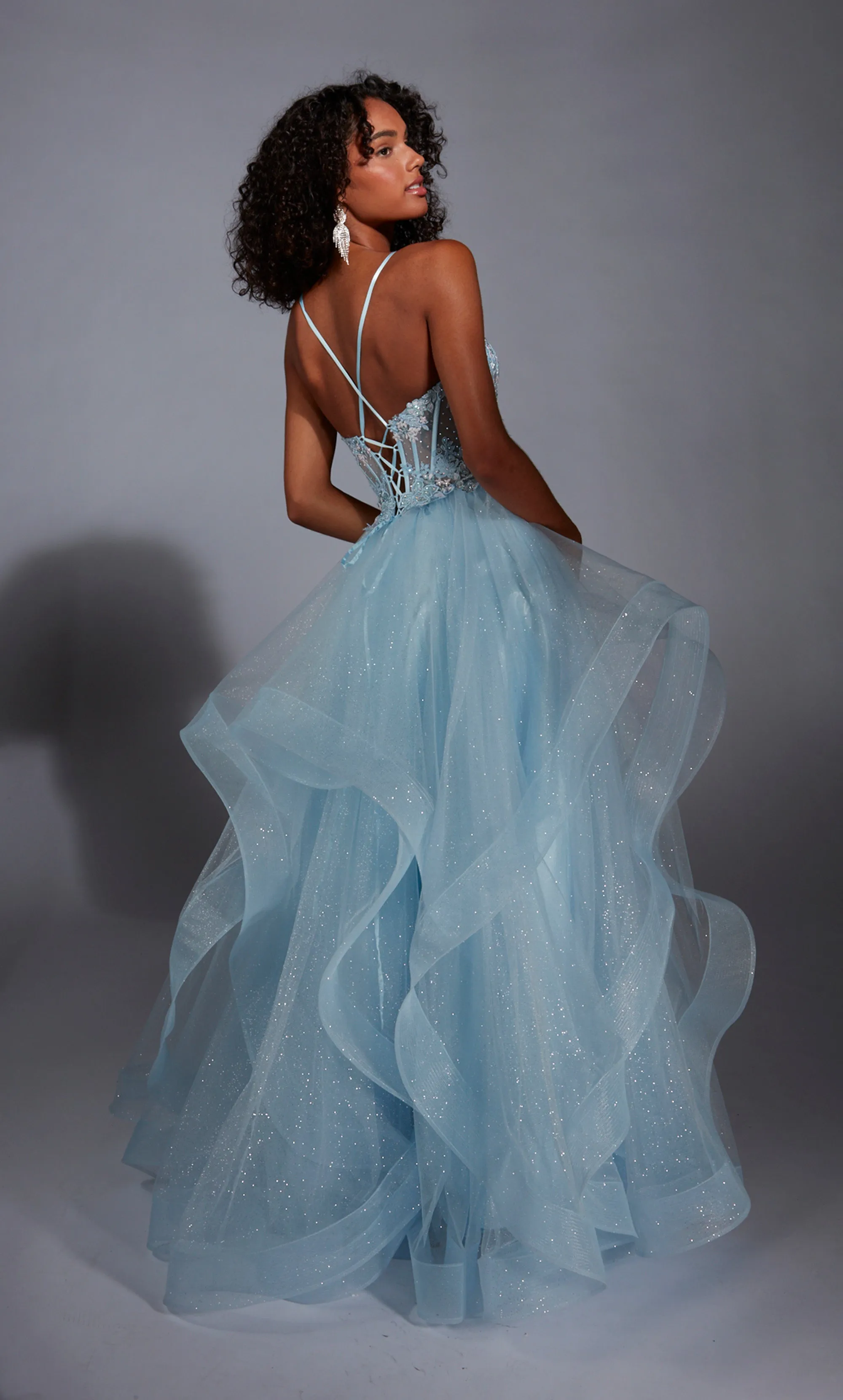 ALYCE Paris 1856 The Secret Dress - Long Sweetheart Shimmery/sparkly Ballgown Dress sold by Alyce Paris product image thumbnail 2