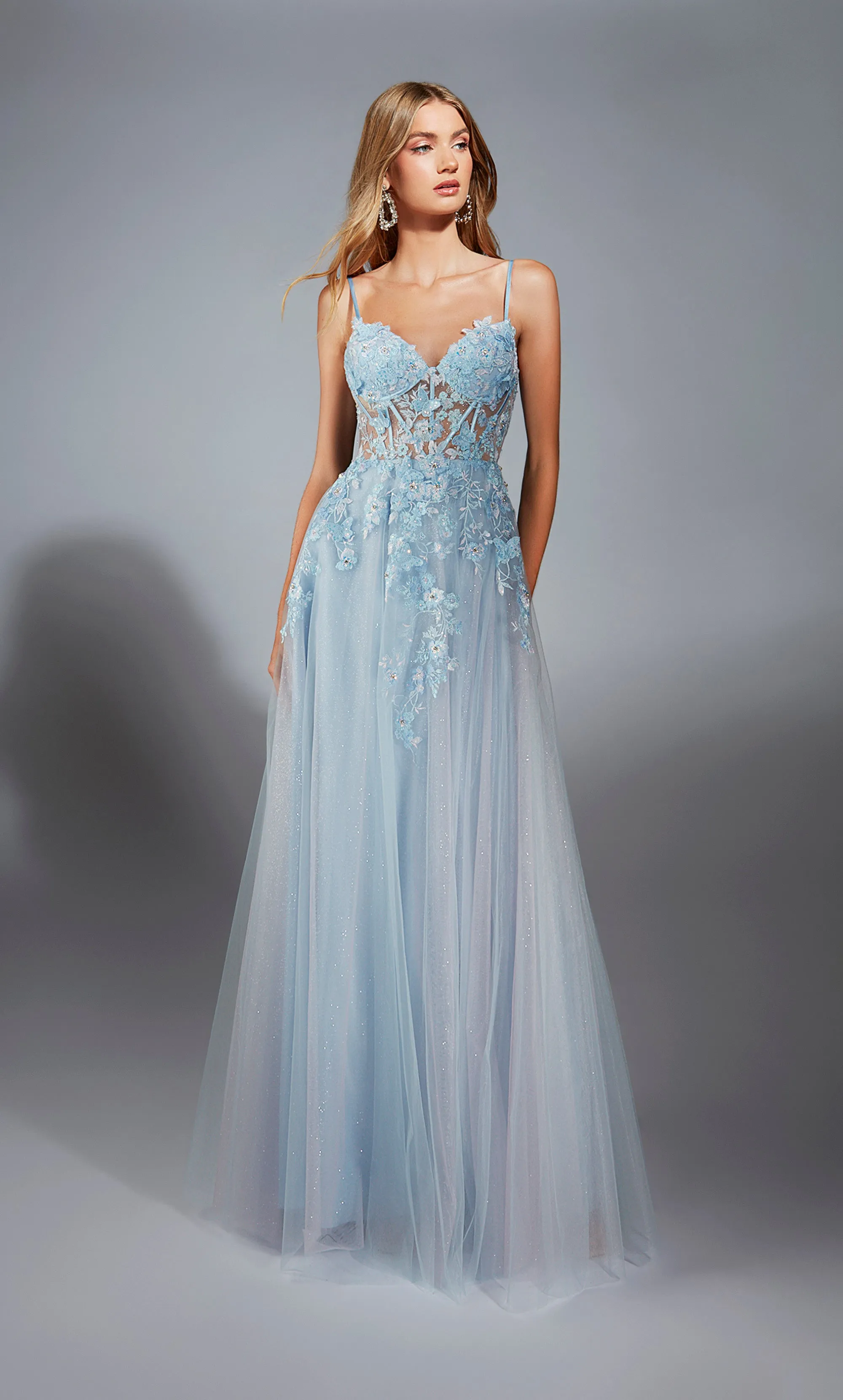 ALYCE Paris 1855 The Secret Dress - Long Sweetheart Embellished A Line Dress sold by Alyce Paris product image thumbnail 3