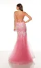 ALYCE Paris 61410 Alyce Long Plunging Embellished Fit N Flare Dress sold by Alyce Paris