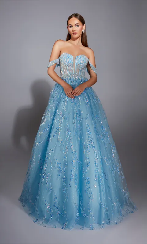 ALYCE Paris 1859 The Secret Dress - Long Off The Shoulder Embellished Ballgown Dress sold by Alyce Paris