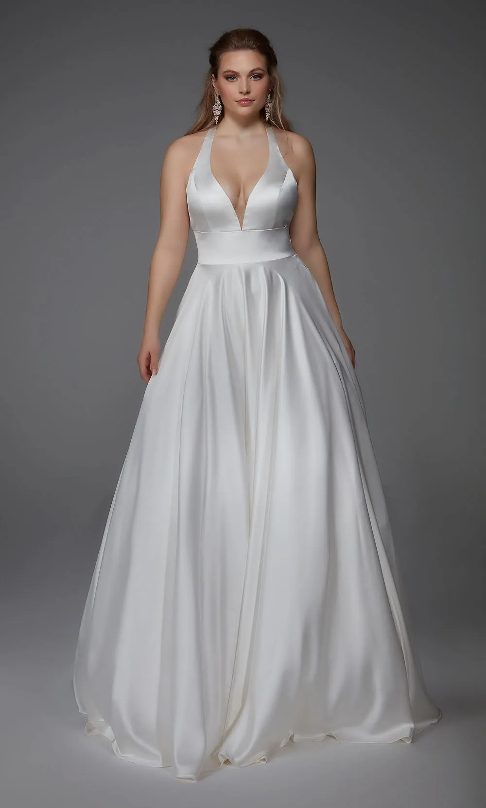 ALYCE Paris 140027 Halter Medium Fullness Dress sold by Alyce Paris