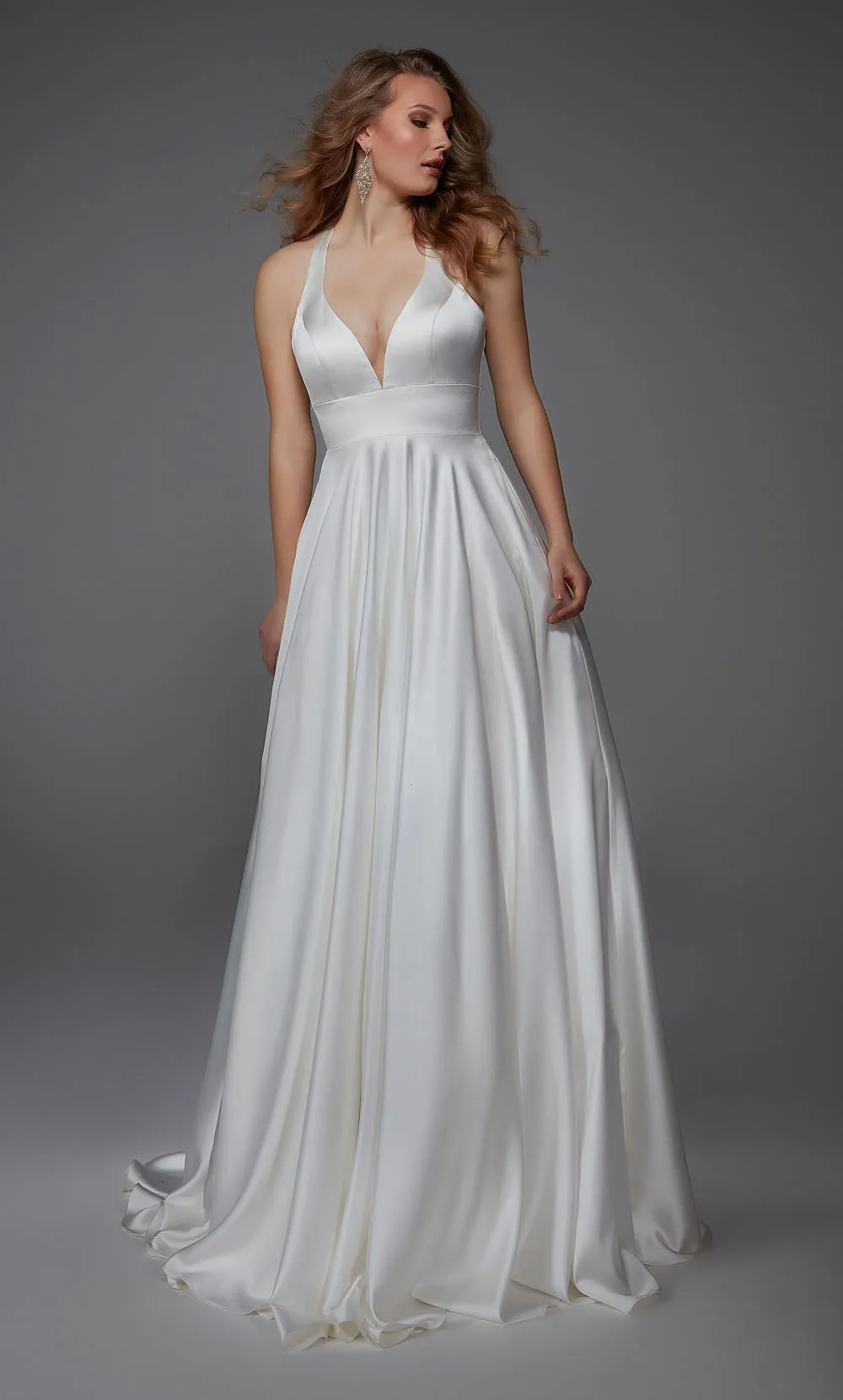 ALYCE Paris 140027 Halter Medium Fullness Dress sold by Alyce Paris product image thumbnail 3