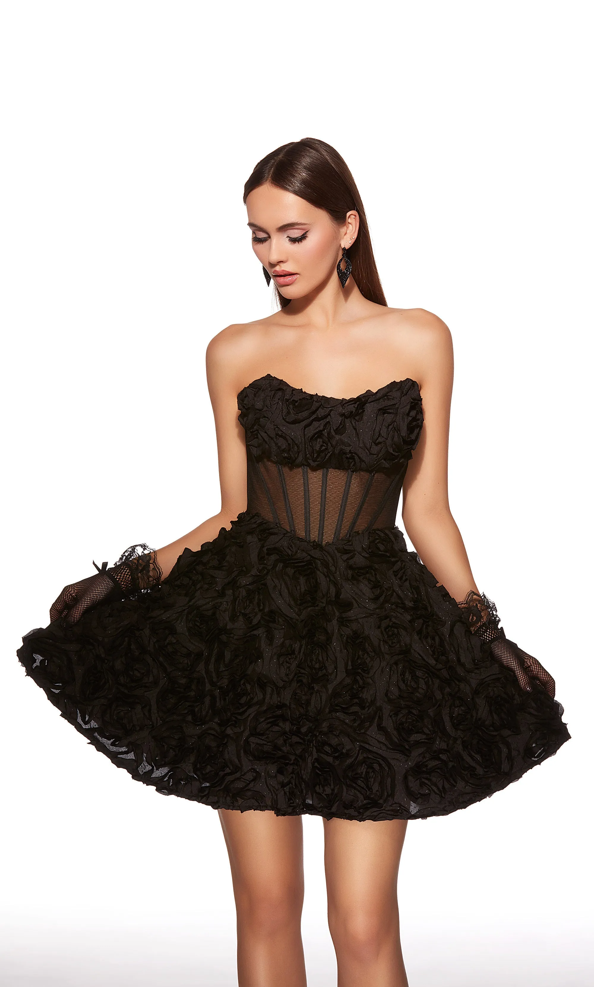 ALYCE Paris 30079 Homecoming Short Scoop Neckline Elegant A Line Dress sold by Alyce Paris product image thumbnail 3