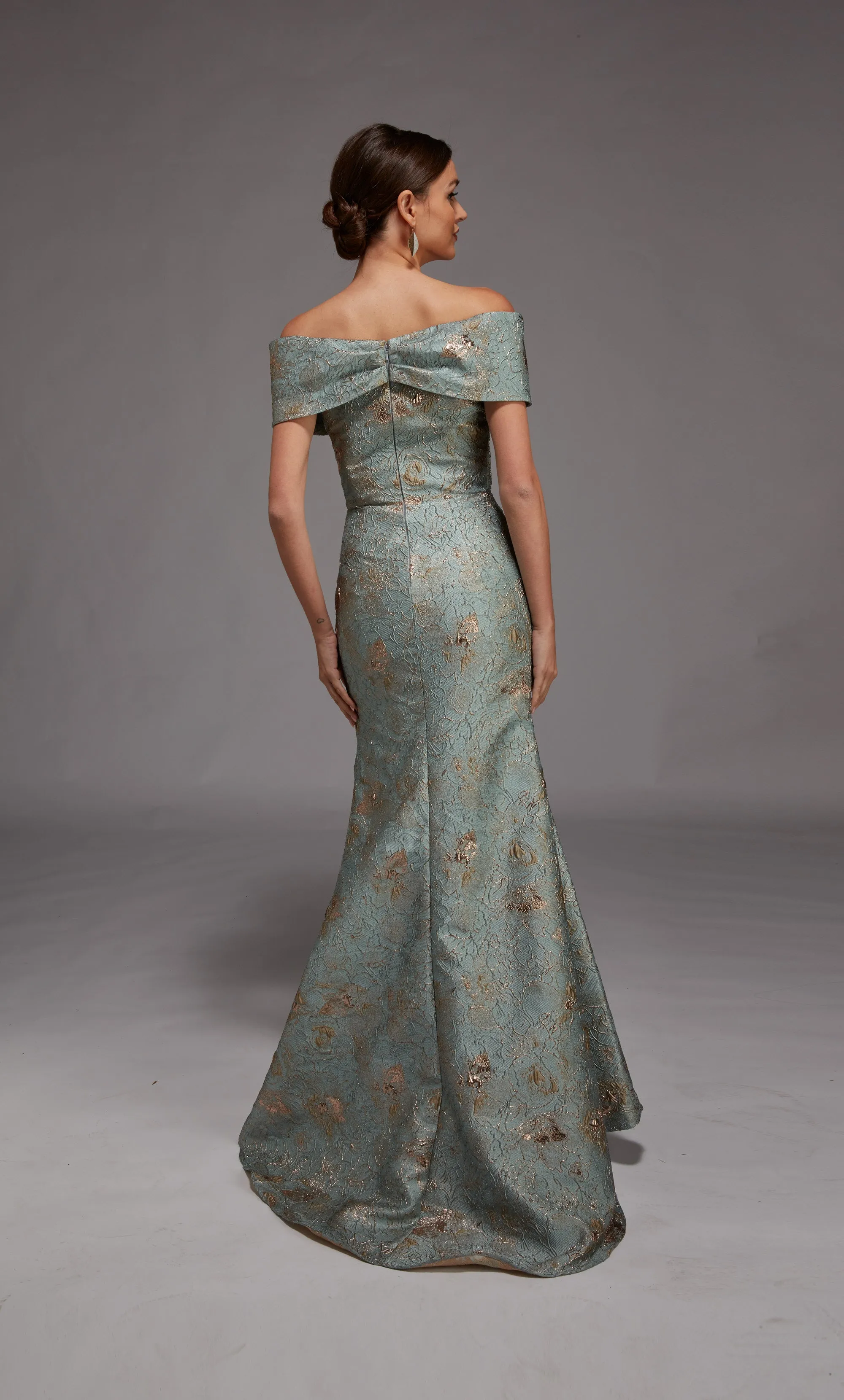 ALYCE Paris 27802 Special Occasion Off The Shoulder Neckline Elegant Mermaid Dress sold by Alyce Paris product image thumbnail 2