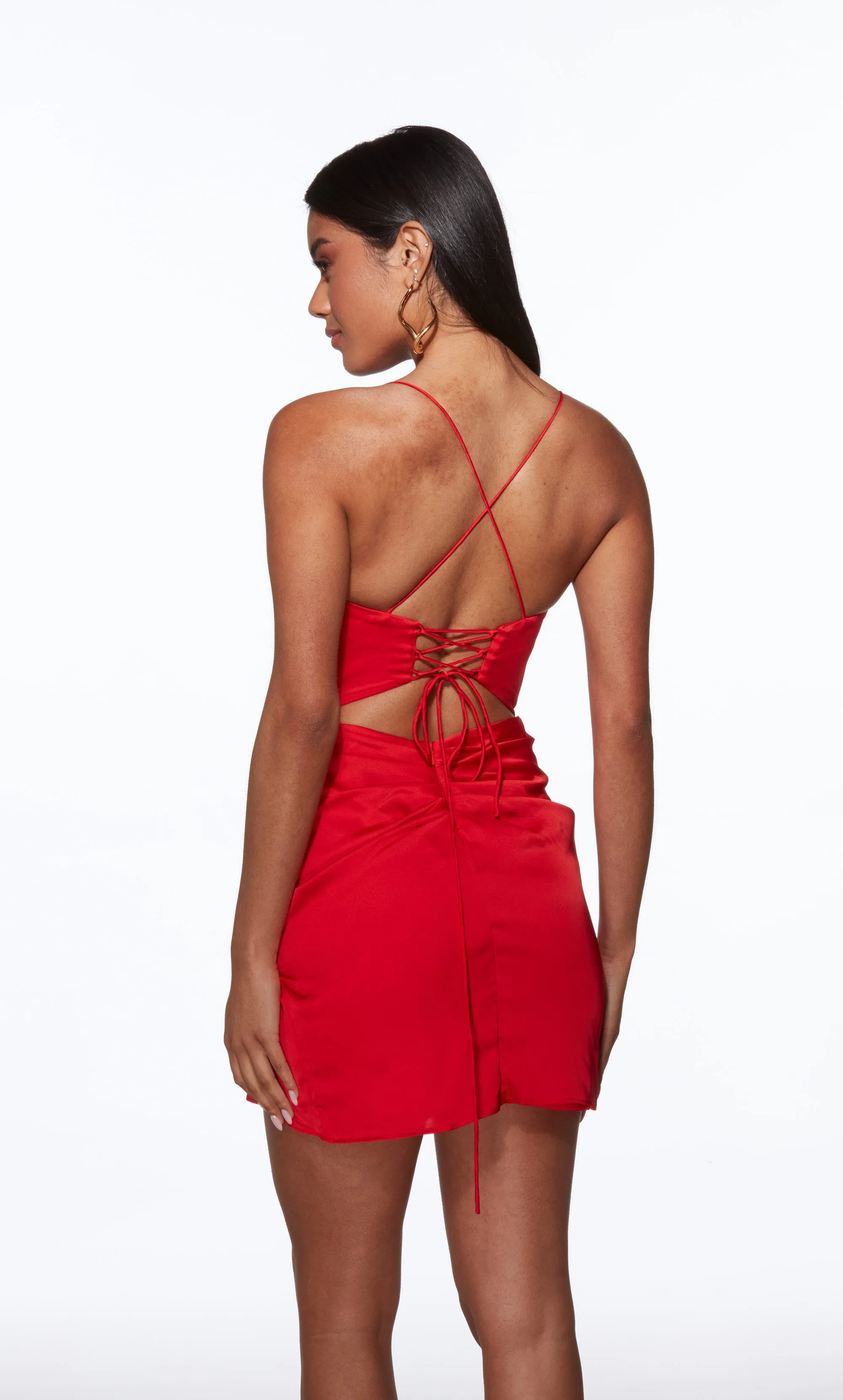 ALYCE Paris 40099 Homecoming Short Sweetheart Neckline Simple Straight Dress sold by Alyce Paris product image thumbnail 3