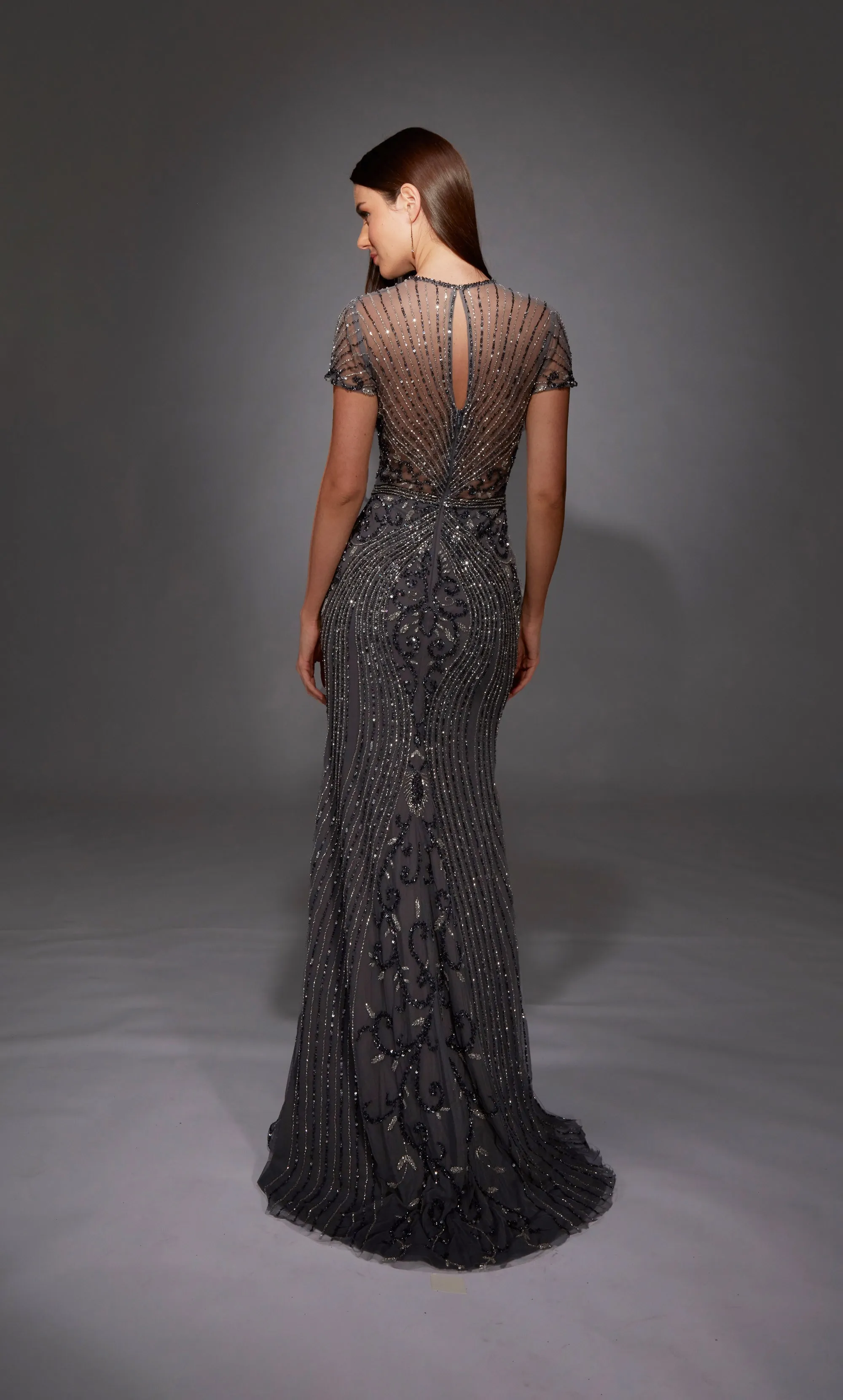 ALYCE Paris 27823 Special Occasion Scoop Neckline Embellished Straight Dress sold by Alyce Paris product image thumbnail 4