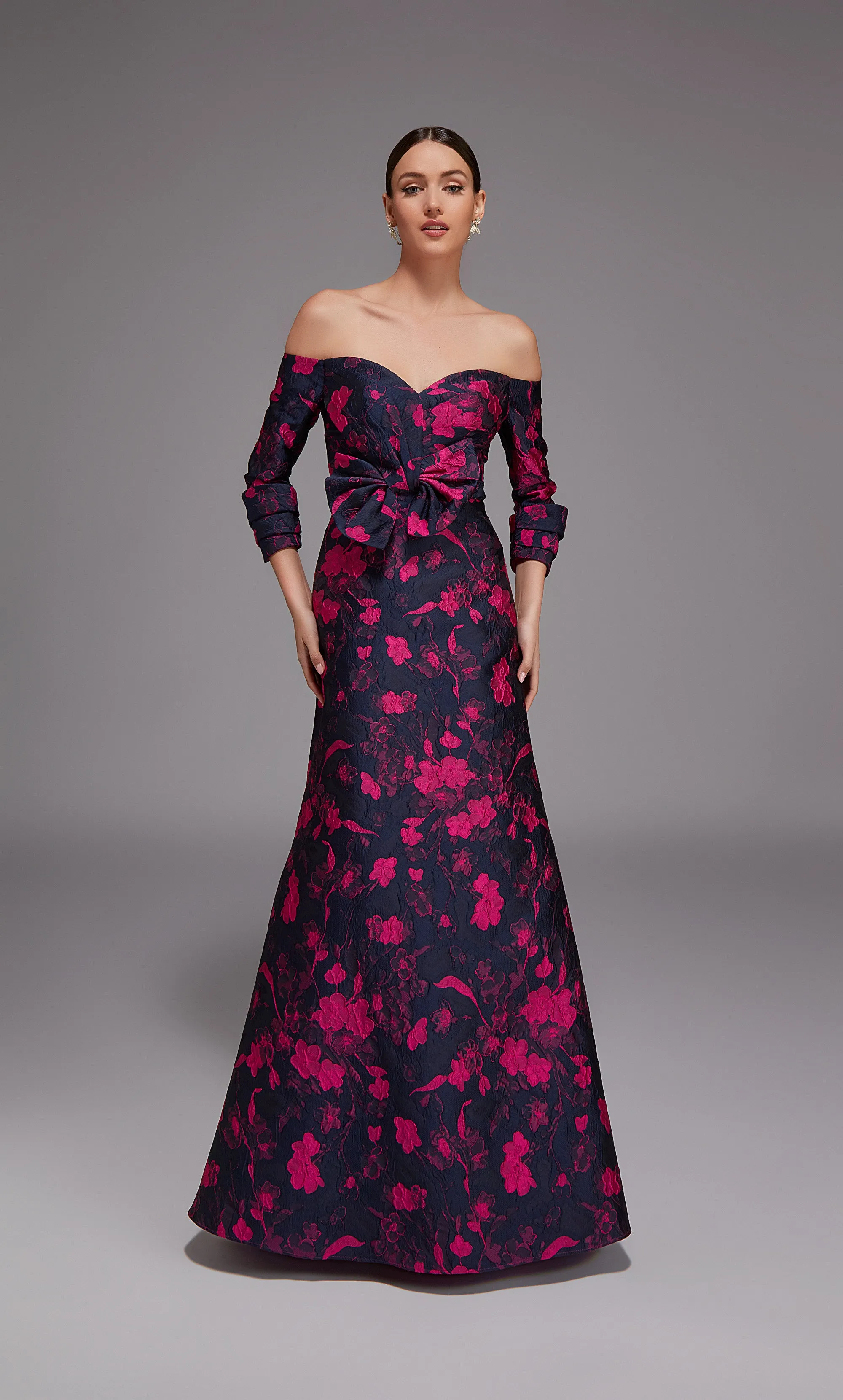 ALYCE Paris 27833 Special Occasion Off The Shoulder Neckline Elegant A Line Dress sold by Alyce Paris product image thumbnail 4