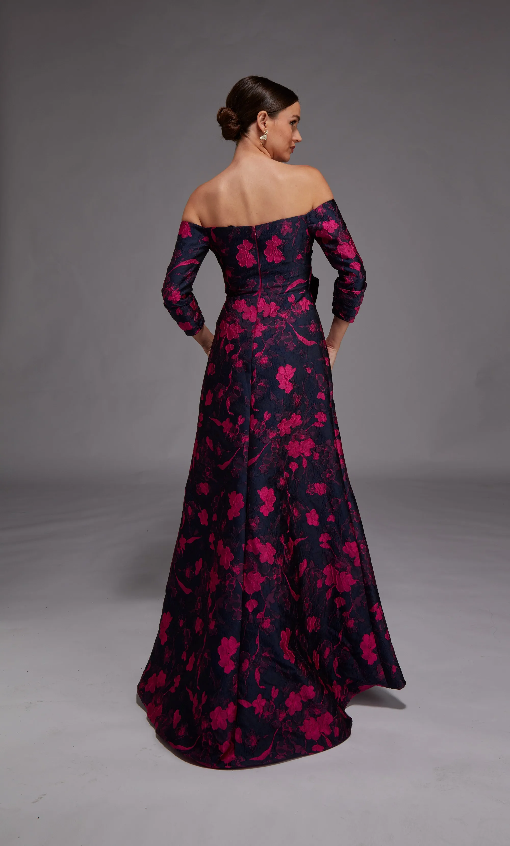 ALYCE Paris 27833 Special Occasion Off The Shoulder Neckline Elegant A Line Dress sold by Alyce Paris product image thumbnail 3