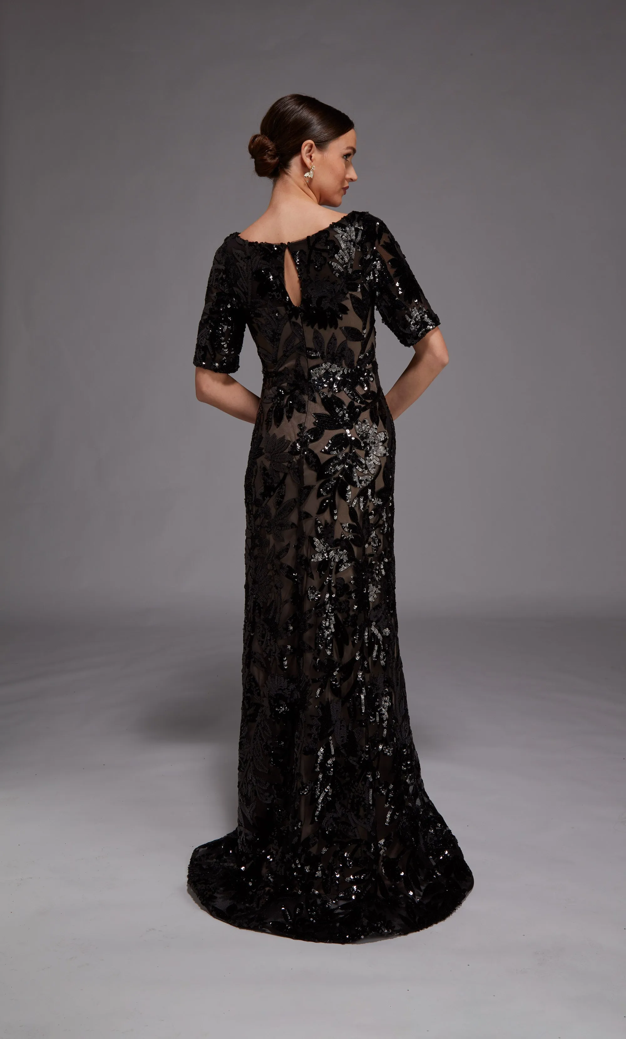 ALYCE Paris 27876 Special Occasion Scoop Neckline Embellished Straight Dress sold by Alyce Paris product image thumbnail 3