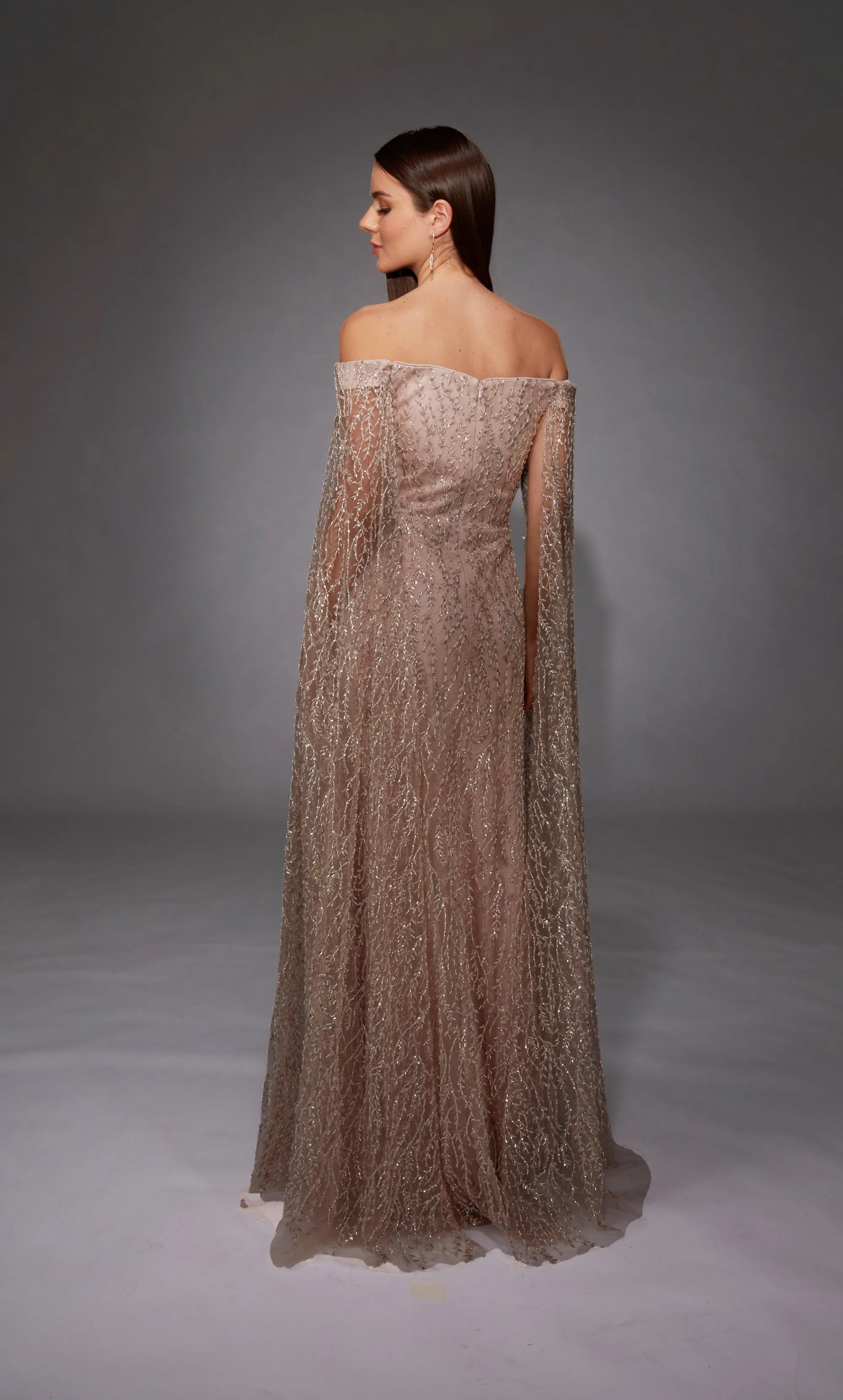 ALYCE Paris 27821 Special Occasion Off The Shoulder Neckline Embellished Straight Dress sold by Alyce Paris product image thumbnail 2