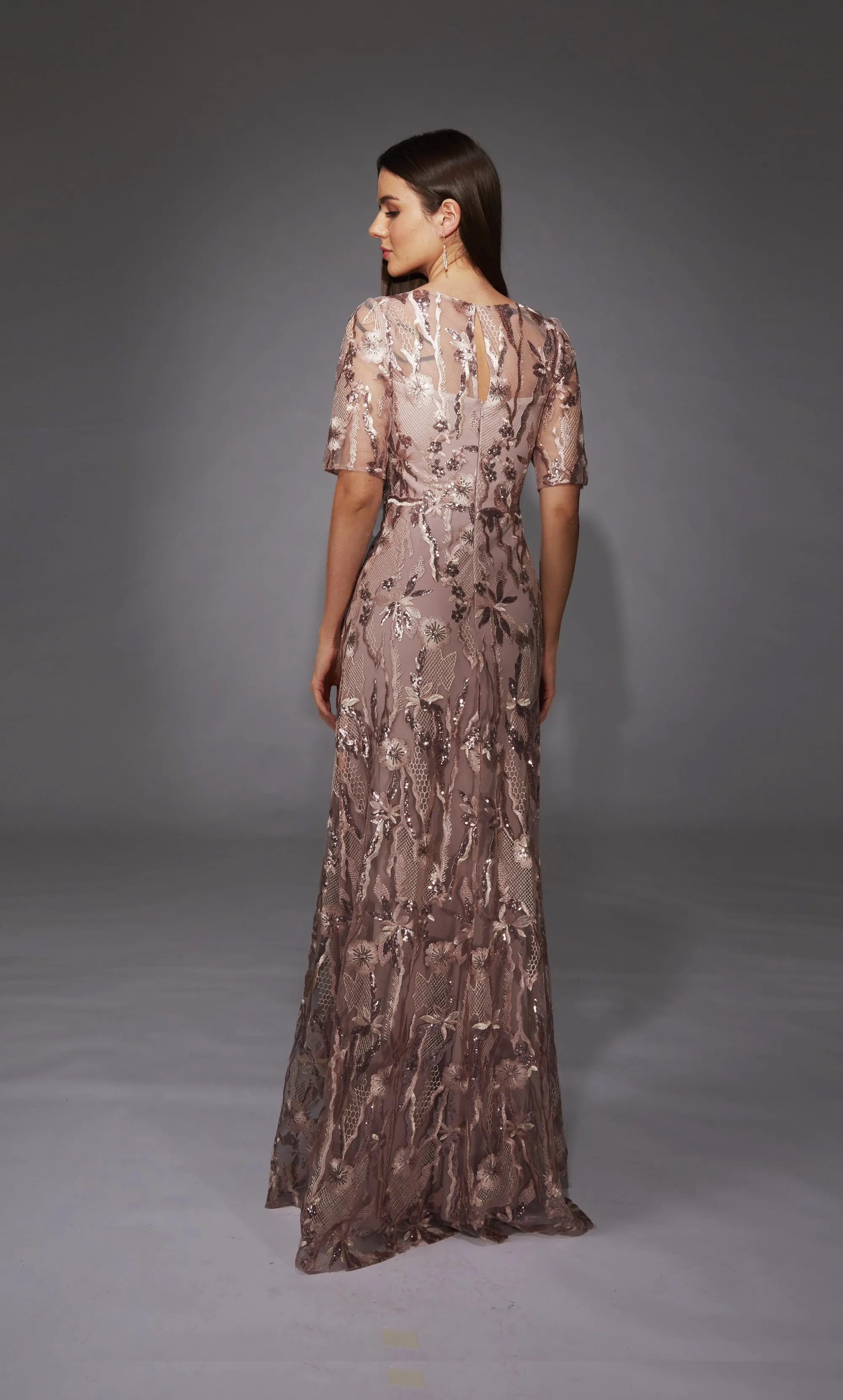 ALYCE Paris 27819 Special Occasion Illusion Neckline Chic Straight Dress sold by Alyce Paris product image thumbnail 2