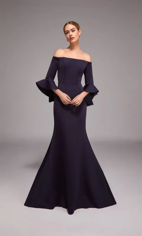 ALYCE Paris 27777 Special Occasion Off The Shoulder Neckline Elegant Mermaid Dress sold by Alyce Paris