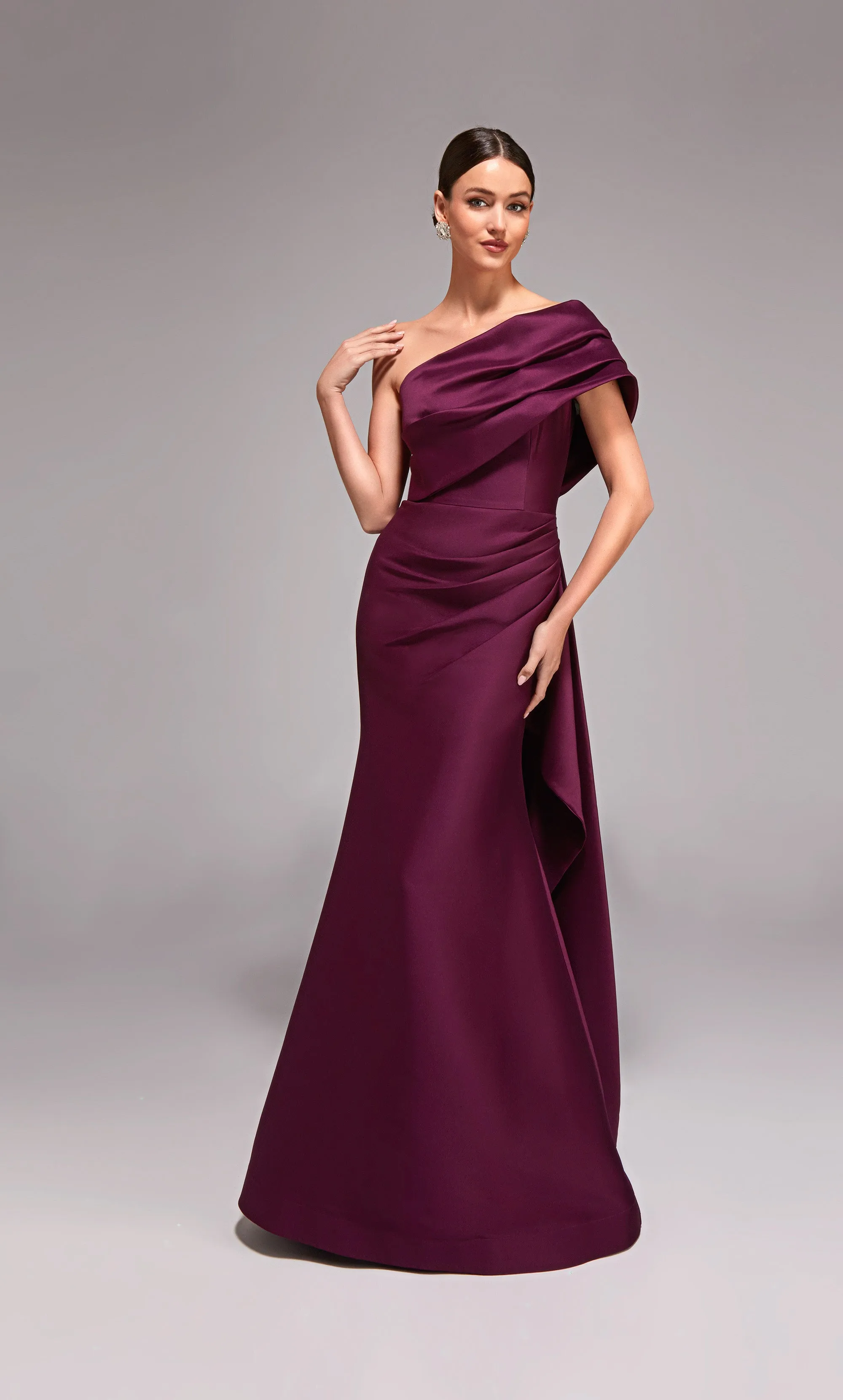 ALYCE Paris 27838 Special Occasion One Shoulder Neckline Ruched/draped Mermaid Dress sold by Alyce Paris