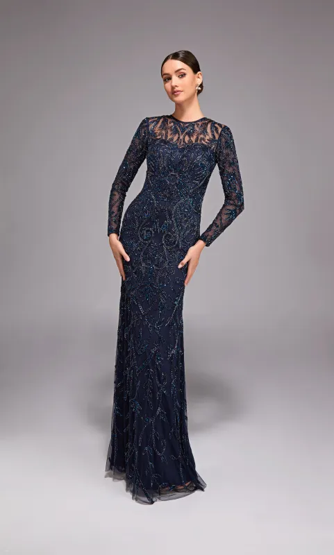 ALYCE Paris 27778 Special Occasion Illusion Neckline Chic Straight Dress sold by Alyce Paris