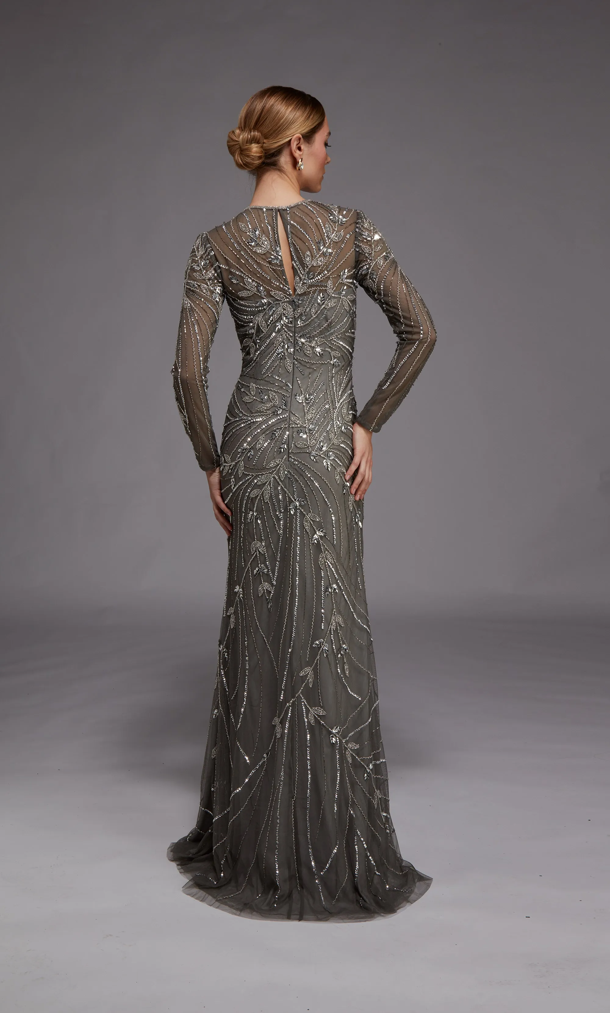 ALYCE Paris 27801 Special Occasion Scoop Neckline Embellished A Line Dress sold by Alyce Paris product image thumbnail 3