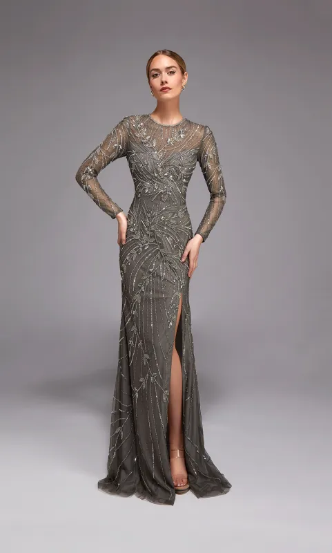 ALYCE Paris 27801 Special Occasion Scooped Neckline Embellished A Line Dress sold by Alyce Paris