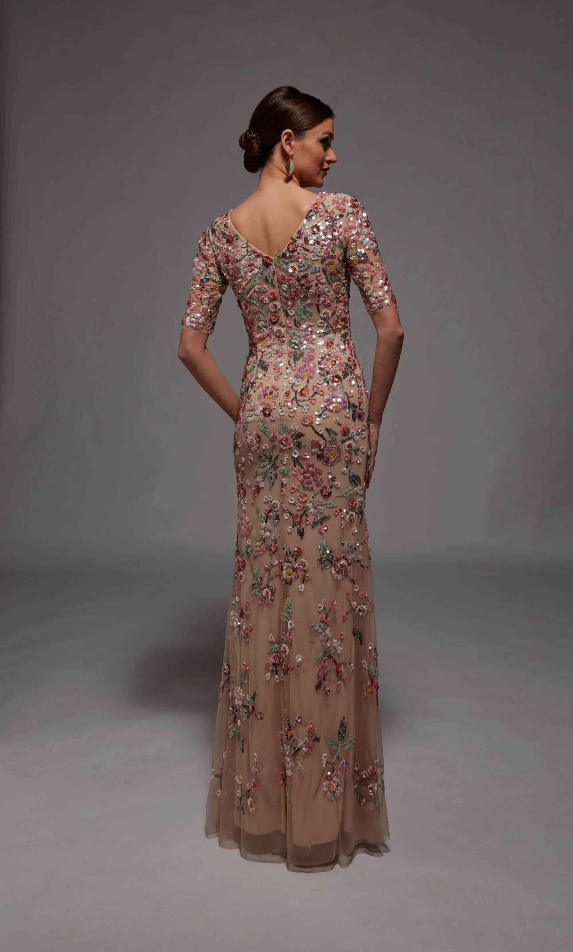 ALYCE Paris 27848 Special Occasion V-neckline Embellished Straight Dress sold by Alyce Paris product image thumbnail 2