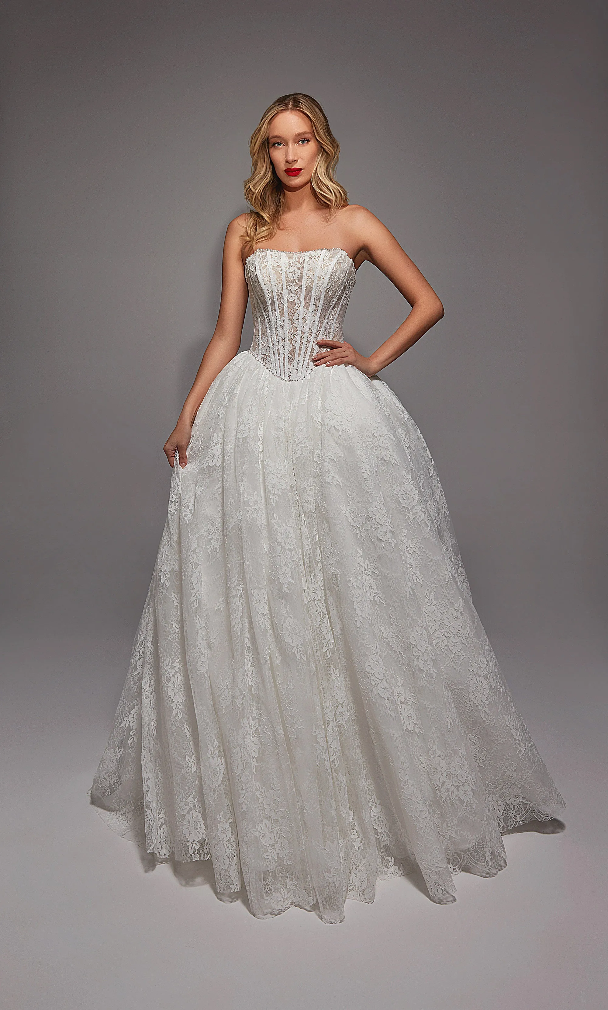 ALYCE Paris 7149 Bridal Strapless Neckline Corset Ballgown Dress sold by Alyce Paris