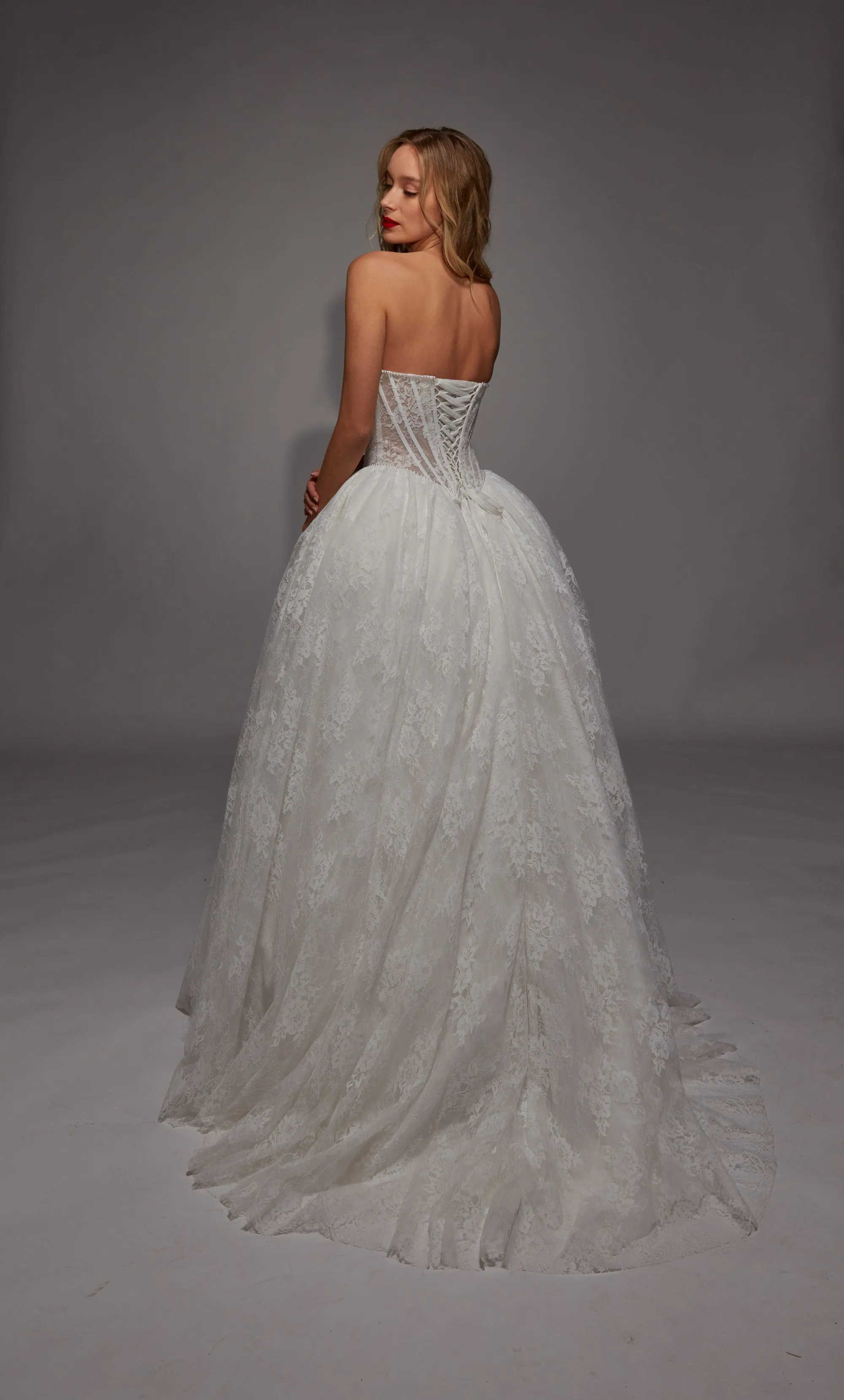 ALYCE Paris 7149 Bridal Strapless Neckline Corset Ballgown Dress sold by Alyce Paris product image thumbnail 2