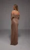 ALYCE Paris 27787 Special Occasion Off The Shoulder Neckline Shimmery/sparkly Straight Dress sold by Alyce Paris