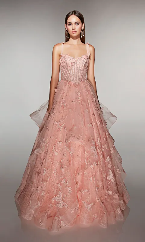 ALYCE Paris 62199 Alyce Long Sweetheart Neckline Embellished Ballgown Dress sold by Alyce Paris