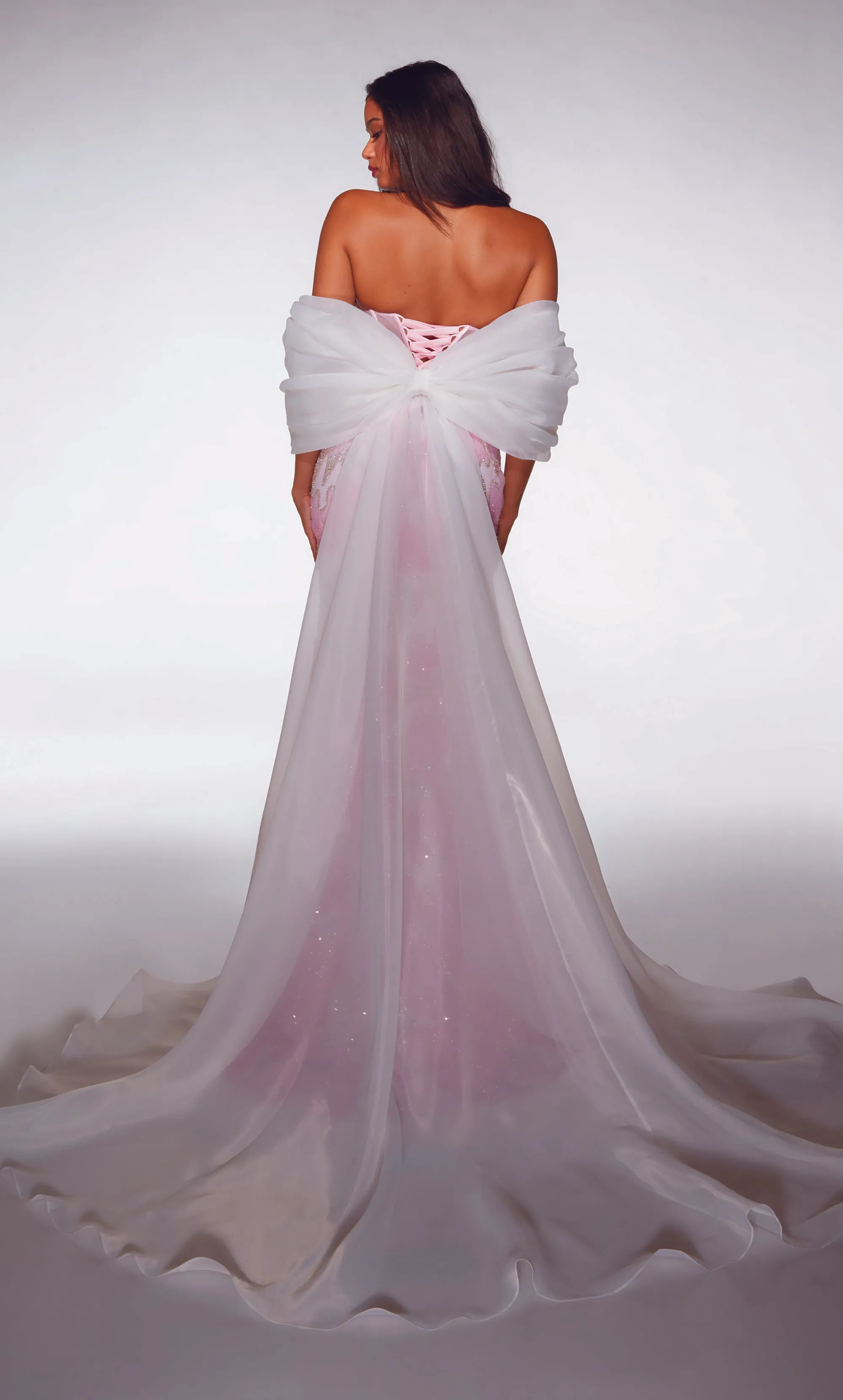 ALYCE Paris 62187 Alyce Long Scoop Neckline Illusion Mermaid Dress sold by Alyce Paris product image thumbnail 3