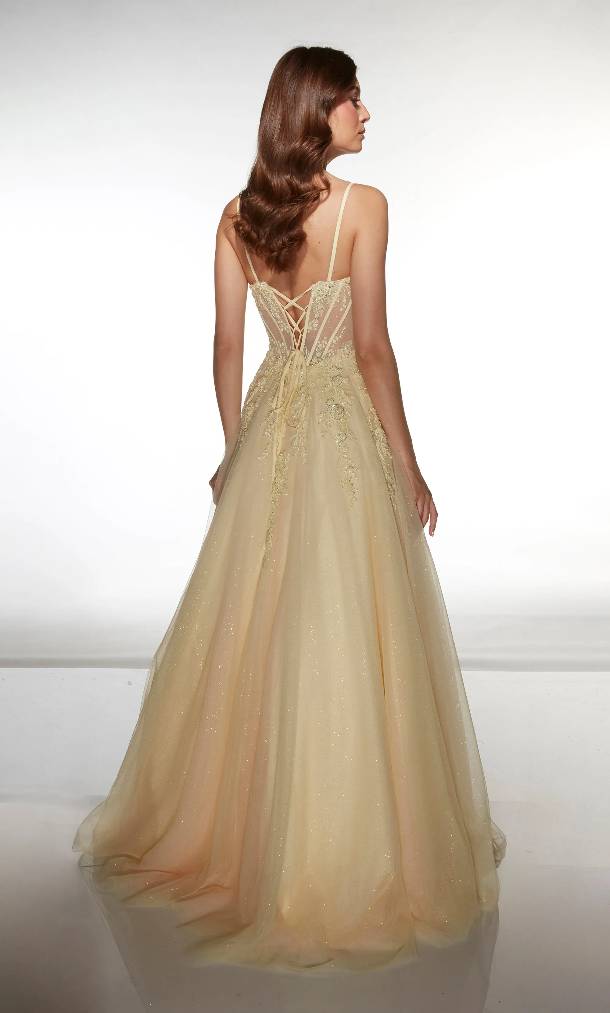 ALYCE Paris 62061 Alyce Long Plunging Neckline Embellished Ballgown Dress sold by Alyce Paris product image thumbnail 2