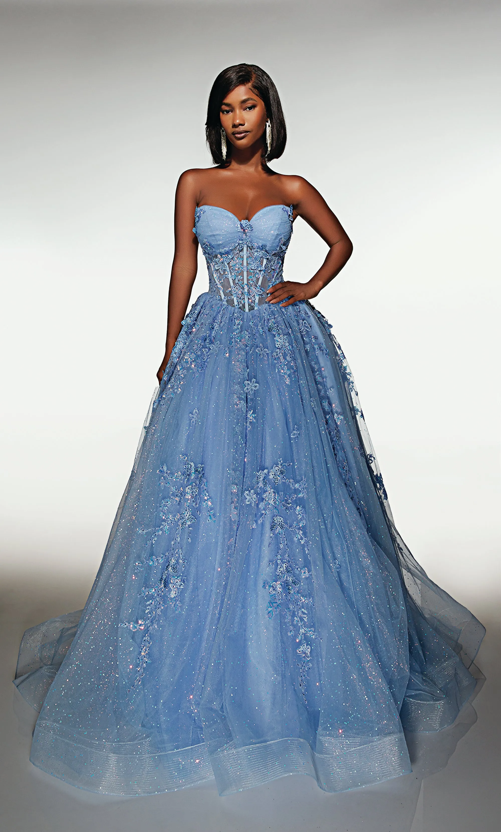 ALYCE Paris 62163 Alyce Long Sweetheart Neckline Elegant Ballgown Dress sold by Alyce Paris product image thumbnail 3