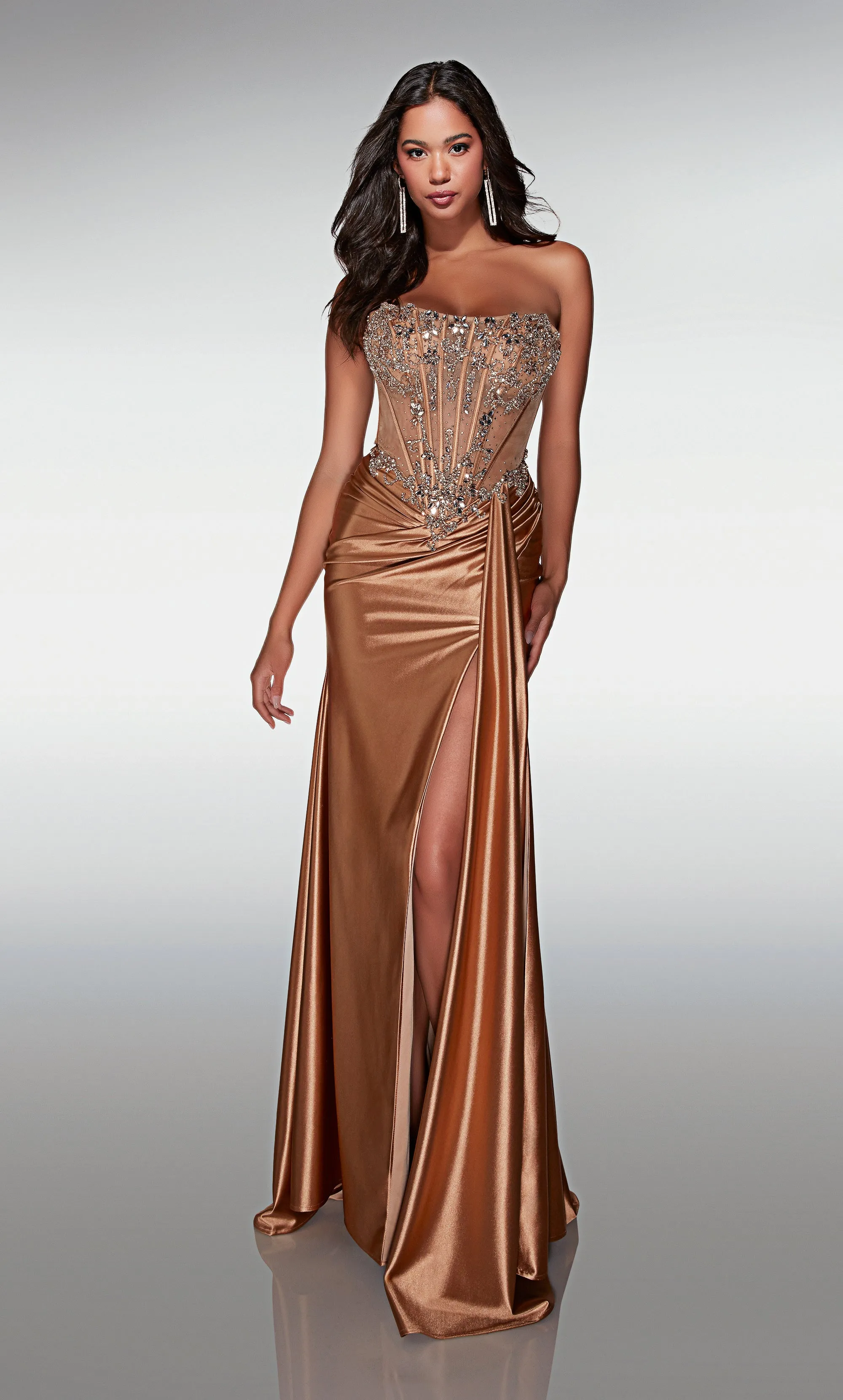 ALYCE Paris 425 Scoop Neckline Embellished Straight Dress sold by Alyce Paris product image thumbnail 3