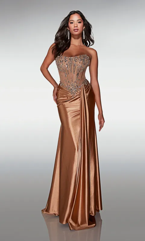 ALYCE Paris 425 Scoop Neckline Embellished Straight Dress sold by Alyce Paris