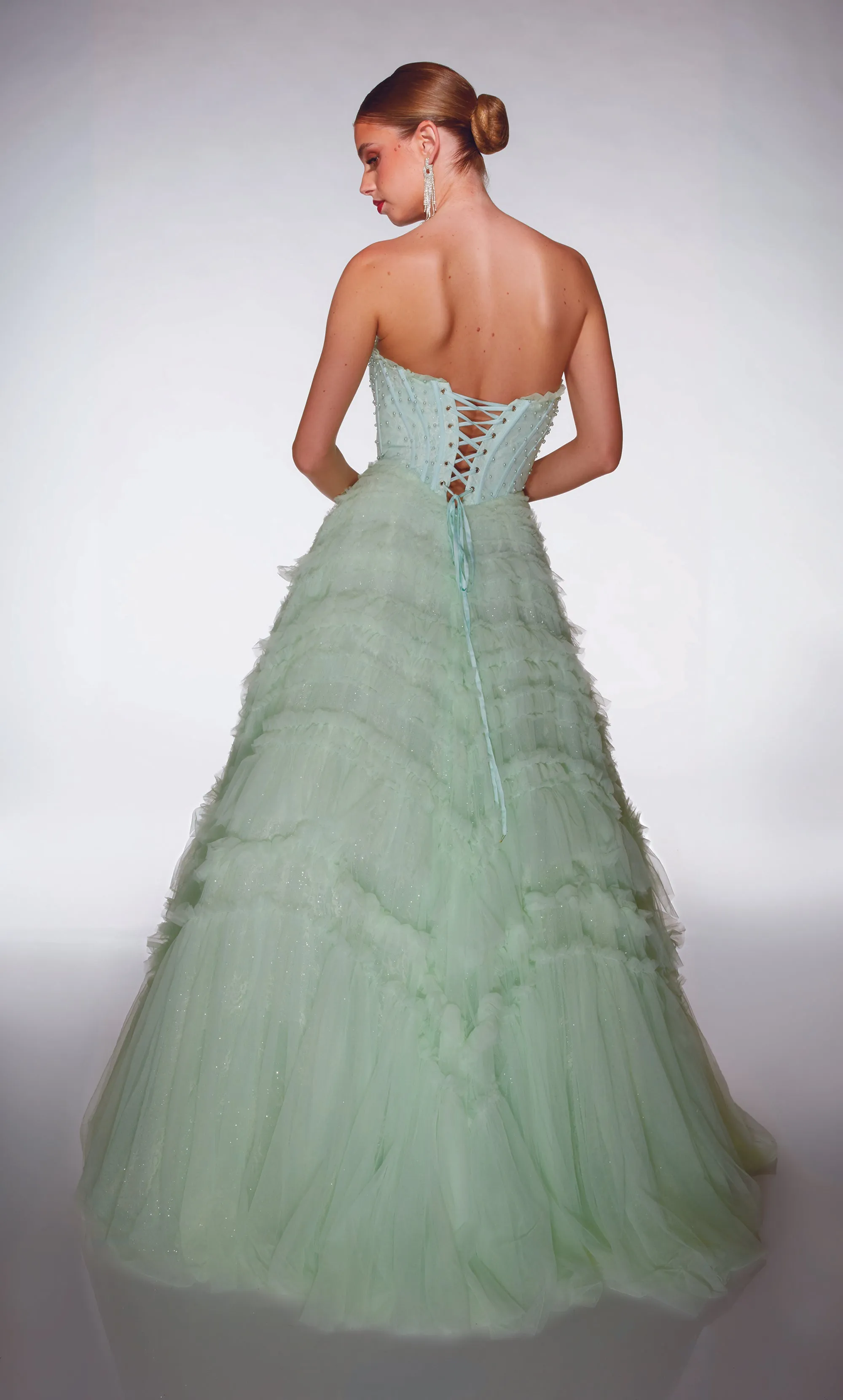 ALYCE Paris 62208 Alyce Long Scoop Neckline Embellished Ballgown Dress sold by Alyce Paris product image thumbnail 5
