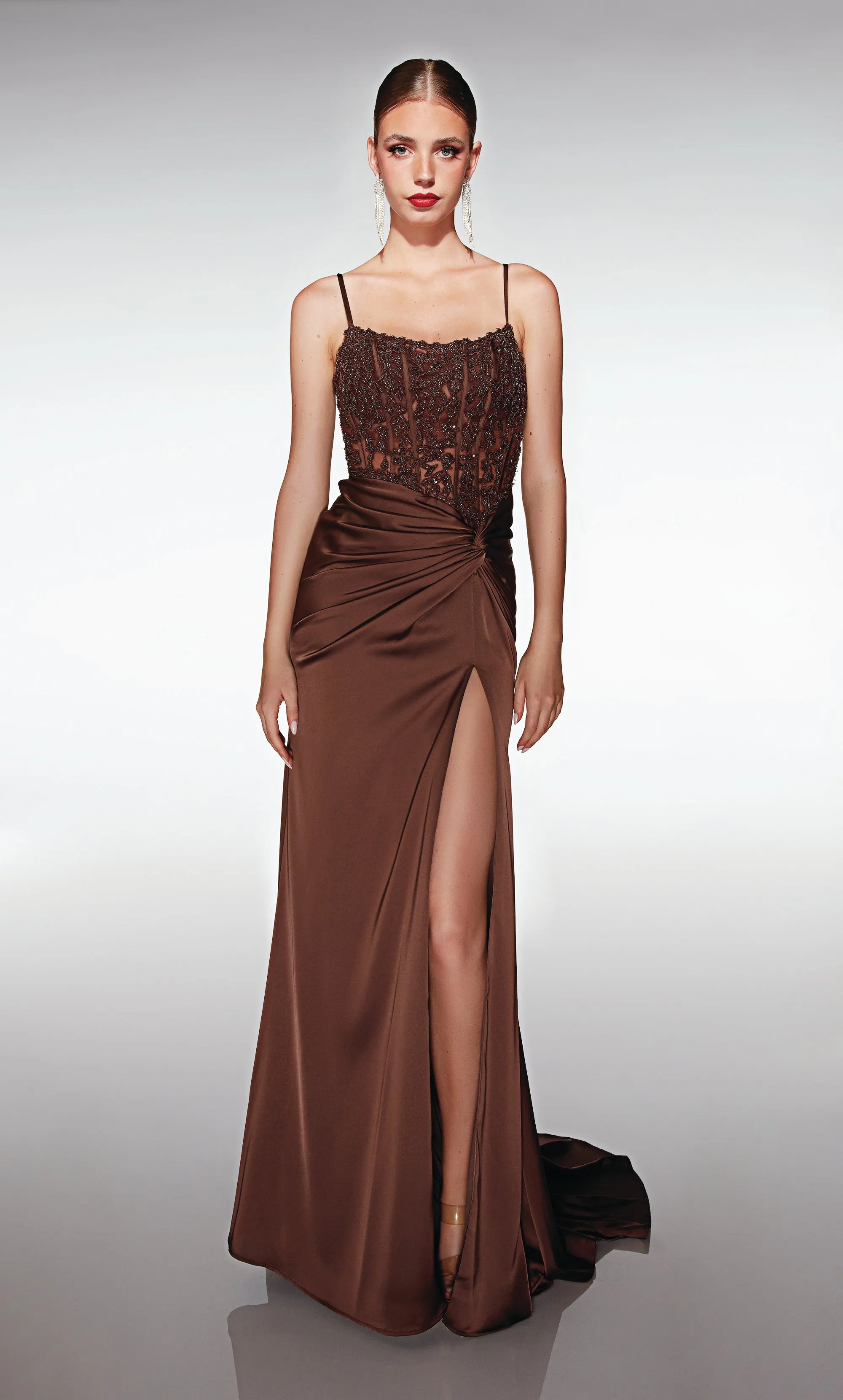 ALYCE Paris 376 Scoop Neckline Embellished Straight Dress sold by Alyce Paris