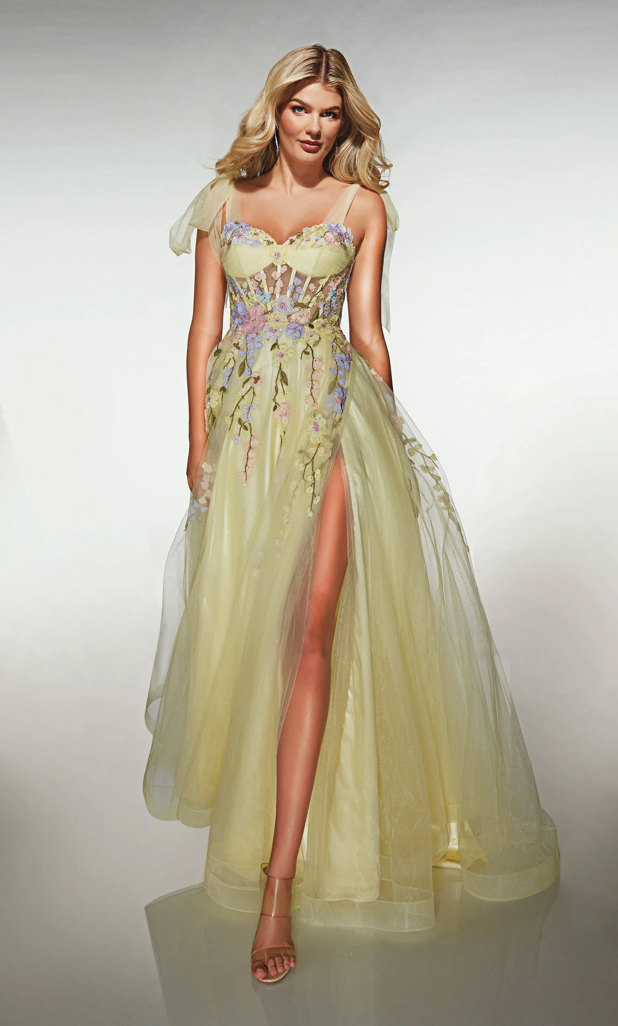 ALYCE Paris 62204 Alyce Long Sweetheart Neckline Elegant Ballgown Dress sold by Alyce Paris product image thumbnail 3