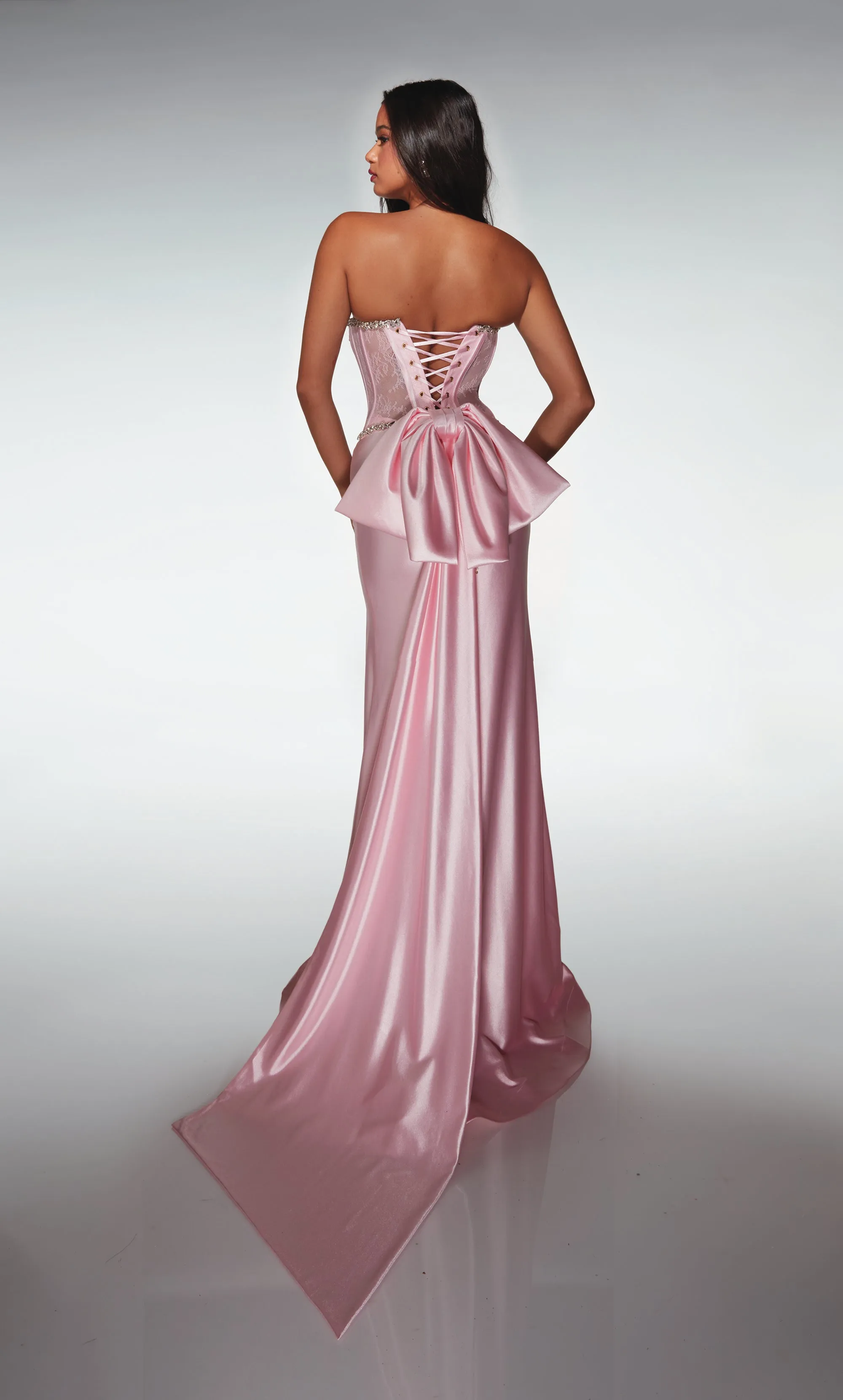 ALYCE Paris 62089 Alyce Long Sweetheart Neckline Illusion Mermaid Dress sold by Alyce Paris product image thumbnail 5