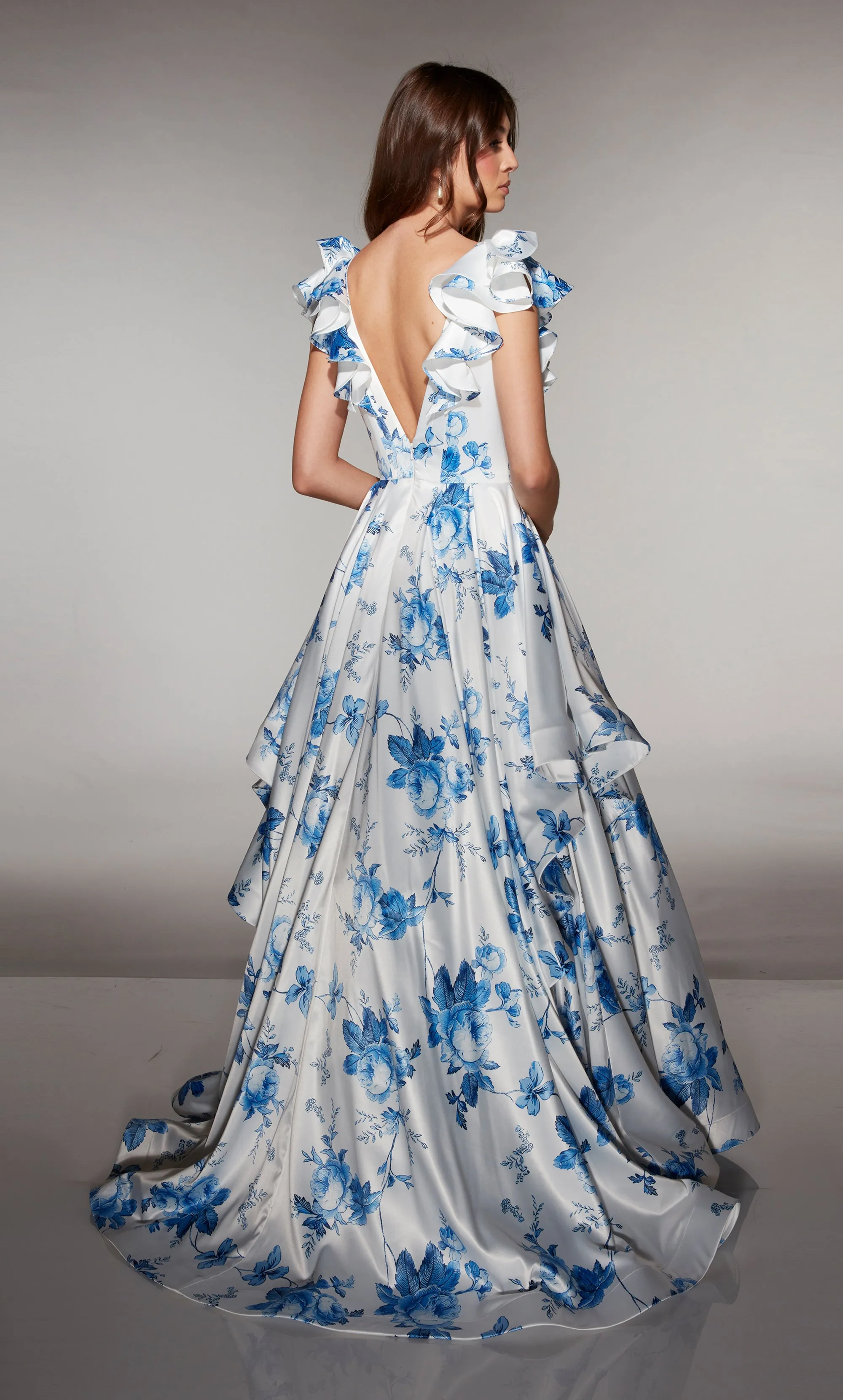 ALYCE Paris 62001 Alyce Long V-neckline Plus Size Ballgown Dress sold by Alyce Paris product image thumbnail 2