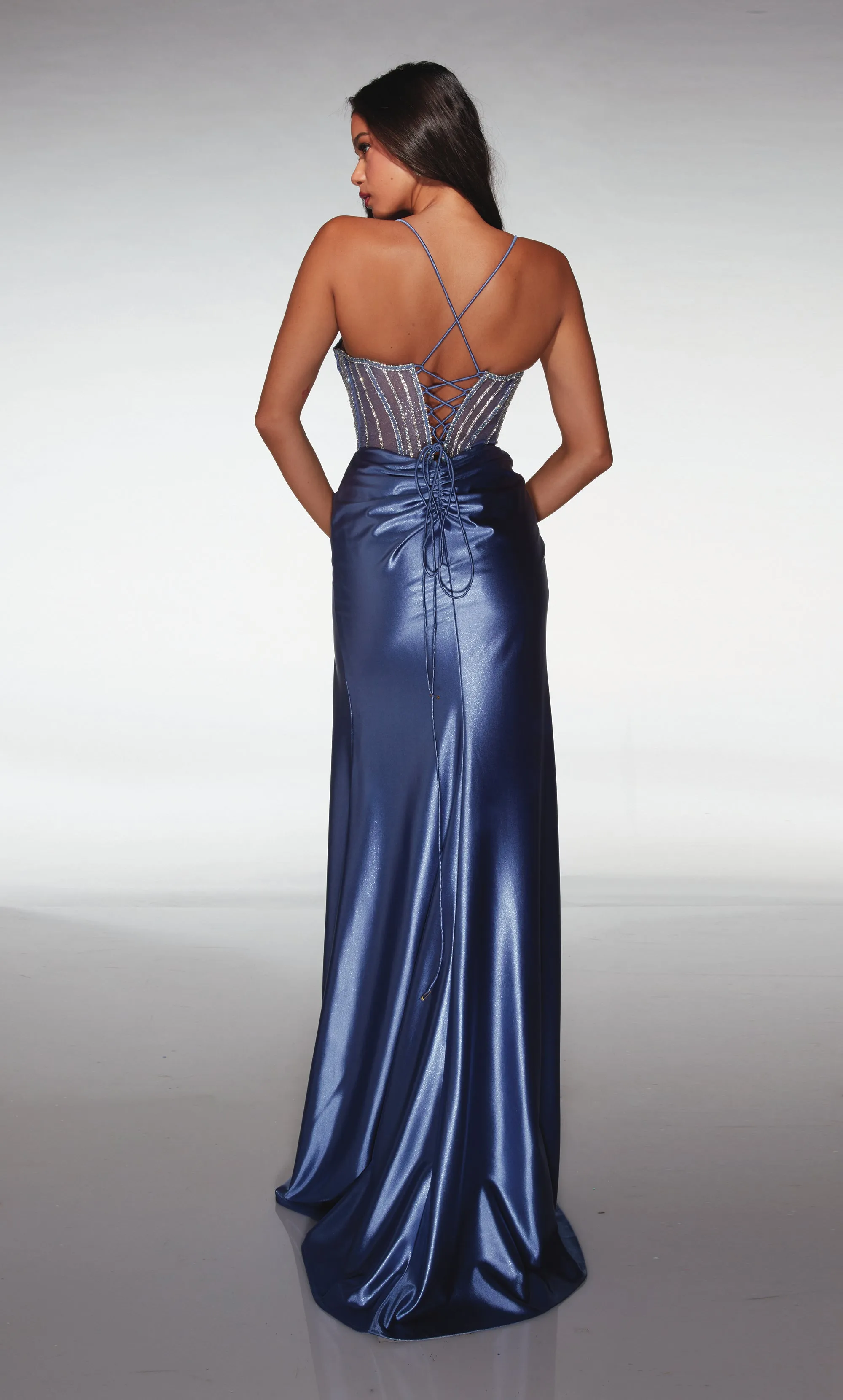 ALYCE Paris 402 Cat-eye Neckline Sexy Mermaid Dress sold by Alyce Paris product image thumbnail 2