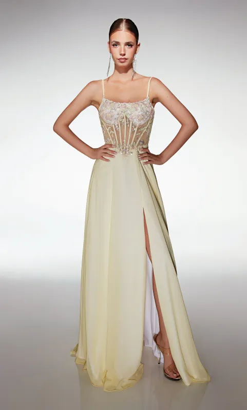 ALYCE Paris 62198 Alyce Long Scoop Neckline Plus Size A Line Dress sold by Alyce Paris