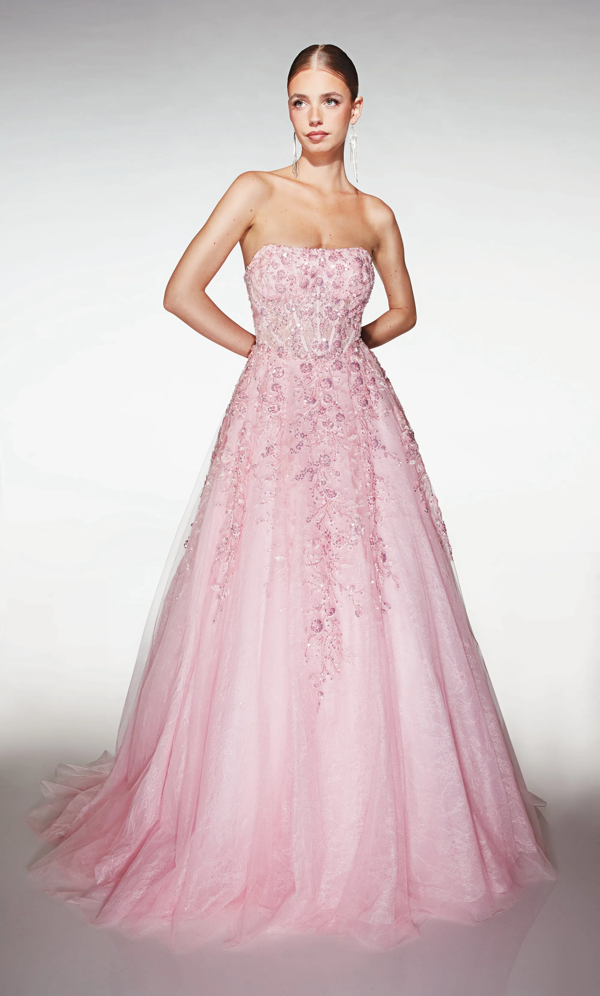 ALYCE Paris 393 Strapless Neckline Embellished Ballgown Dress sold by Alyce Paris product image thumbnail 3