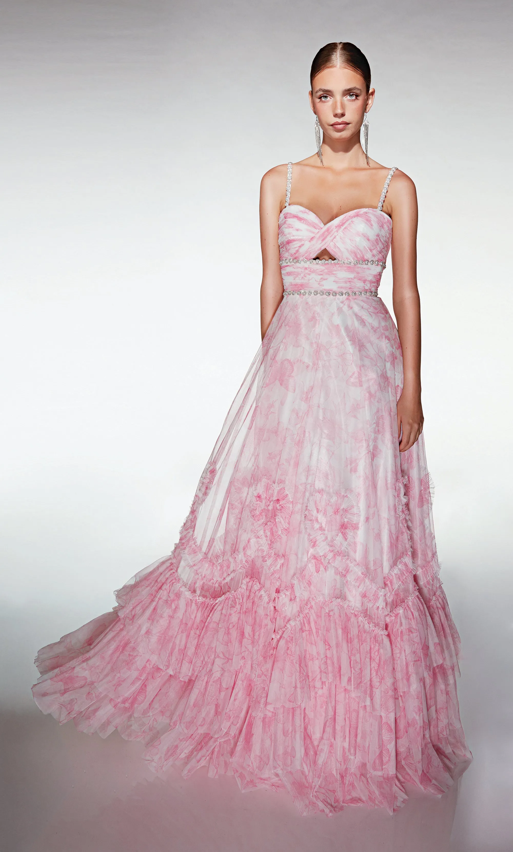 ALYCE Paris 62063 Alyce Long Sweetheart Neckline Ruffles A Line Dress sold by Alyce Paris