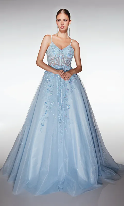 ALYCE Paris 371 V-neckline Embellished Ballgown Dress sold by Alyce Paris