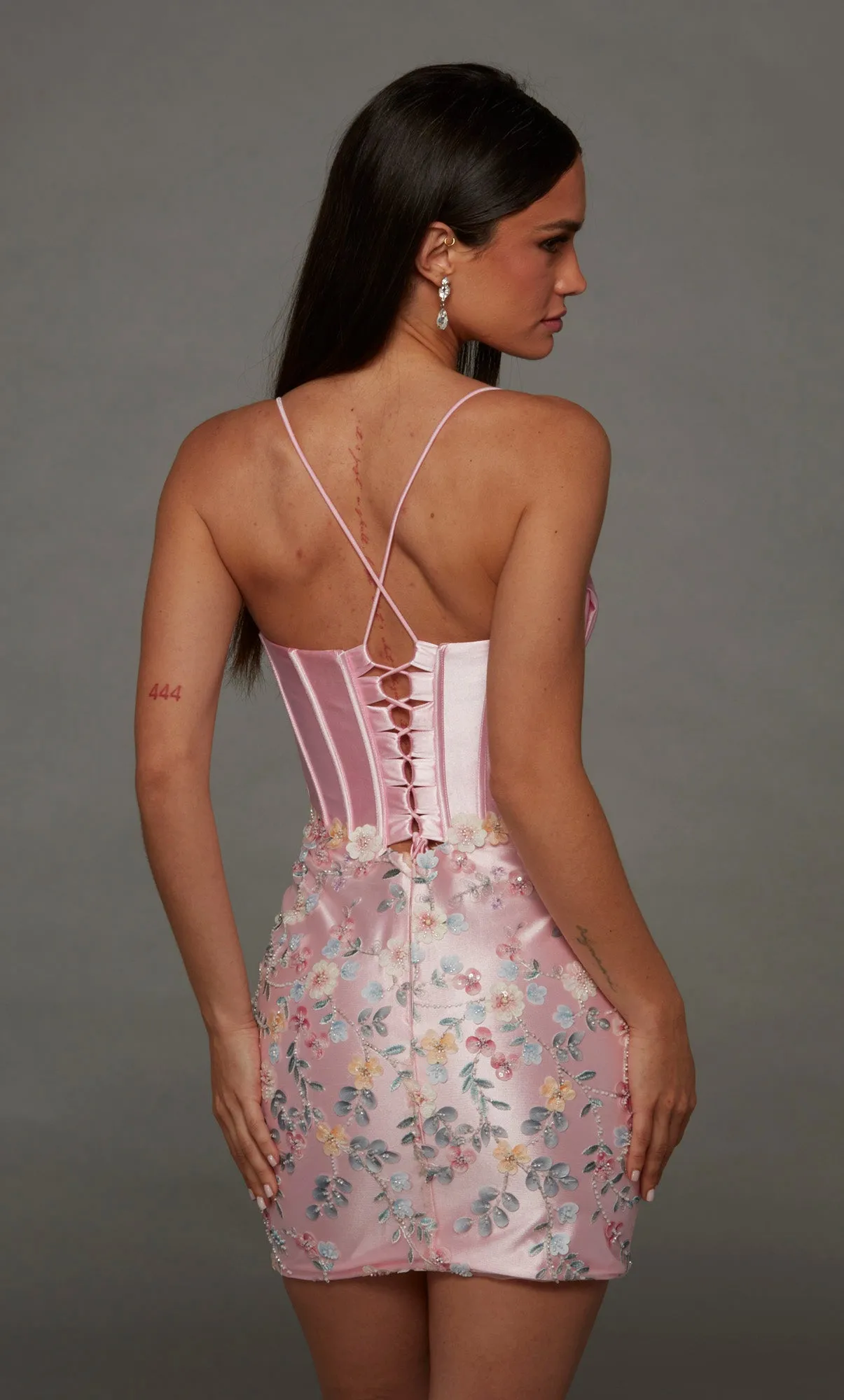 ALYCE Paris 40140 Homecoming Short Cowl Neckline Elegant Straight Dress sold by Alyce Paris product image thumbnail 5